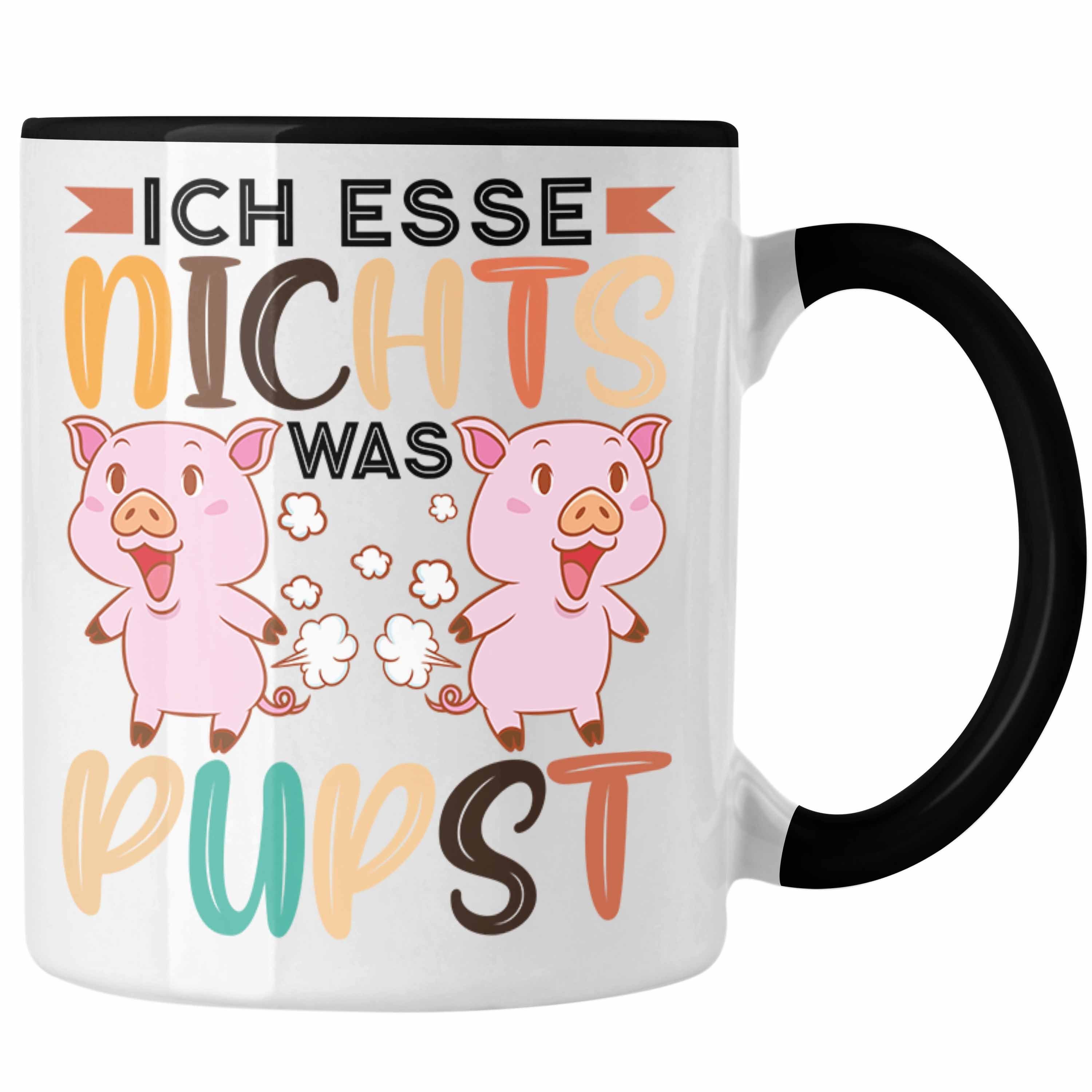 Nichts Veganer Spruch Lustiger Spruch Was Tasse Lebensweise Tasse Trendation Vegane Trendation Pupst Schwarz Vegan Esse Geschenkidee Geschenk - Ich Veganerin