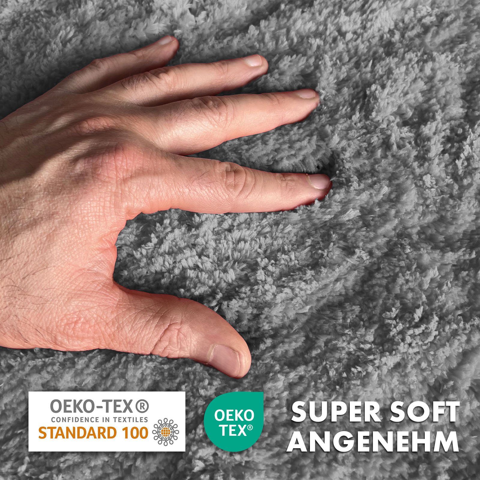 Floordirekt Badematte Sky, rutschhemmend, Pflegeleicht, Polyester, günstig online kaufen