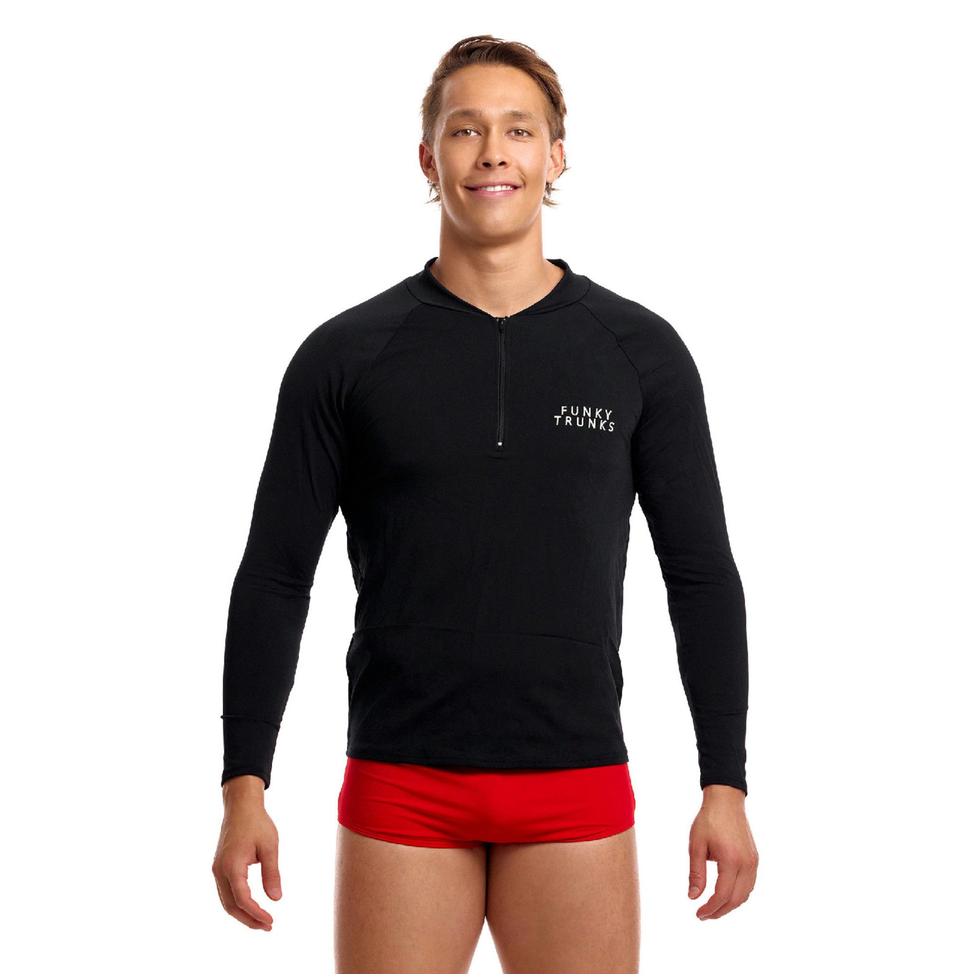 Funky Trunks Bade-Shirt Funky Trunks Herren UV Langarmshirt Long Sleeve Rash Vest FTS091M
