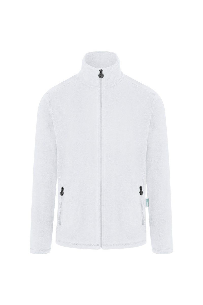 Karlowsky Fashion Fleecejacke KARLOWSKY Herren Workwear Fleecejacke WARM-UP Regular Weiß