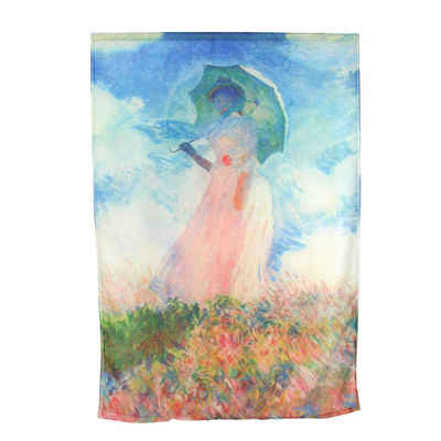 ZEBRO Modeschal Künstler-Loop "Frau mit Sonnenschirm" C.Monet