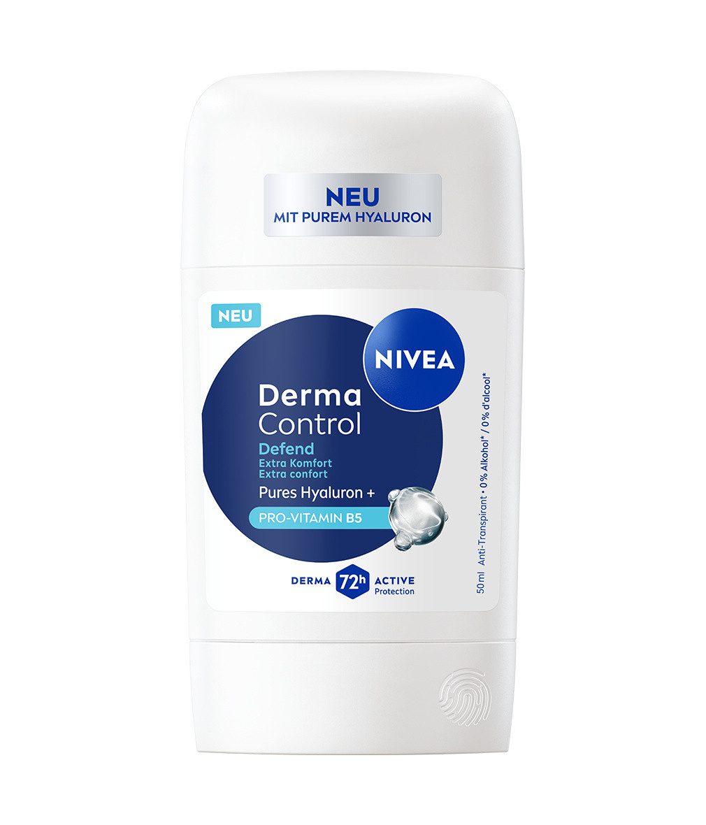 Nivea Deo-Stift Deodorant Derma Control Defend Stick 6 x 50ml, 6-tlg.