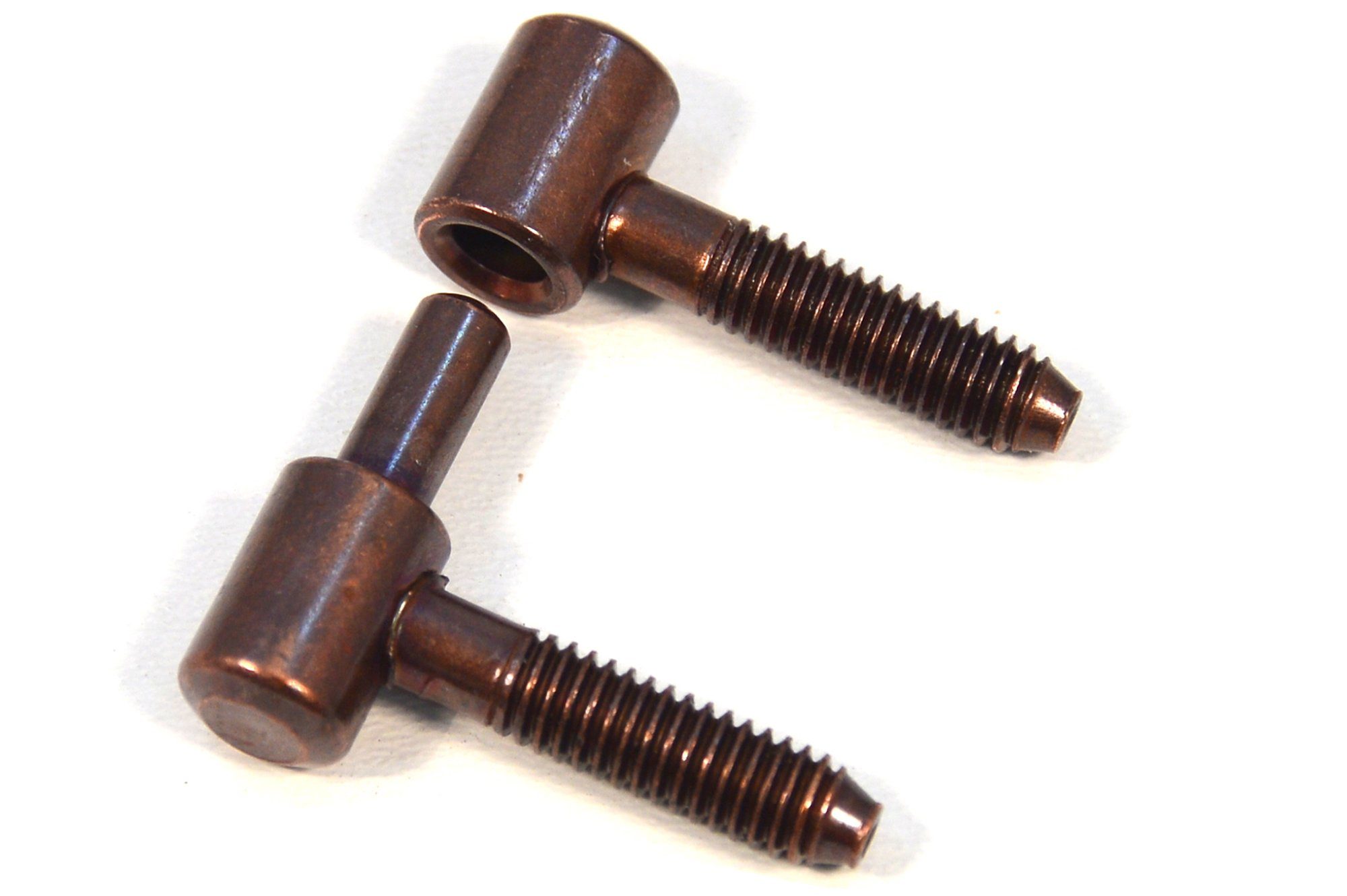IHC Möbelbeschlag Türband Einbohrbänder Aufschraubband St) (2 Scharnier Tür-Scharnier Bronze