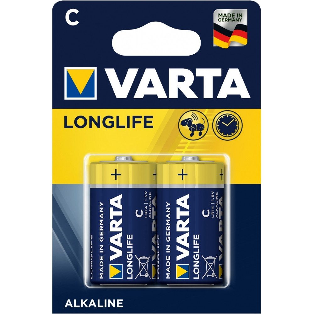 VARTA varta longlife c 2er blister Batterie. Batterie, (1,5V V)