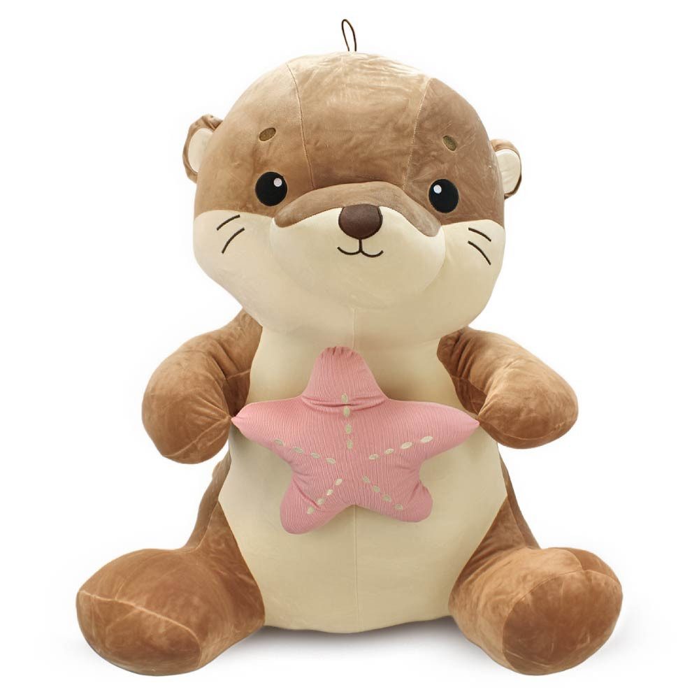 Landahl & Baumann Kuscheltier Otter Kuscheltier XXL mit Stern - ca. 85 cm (1-St)