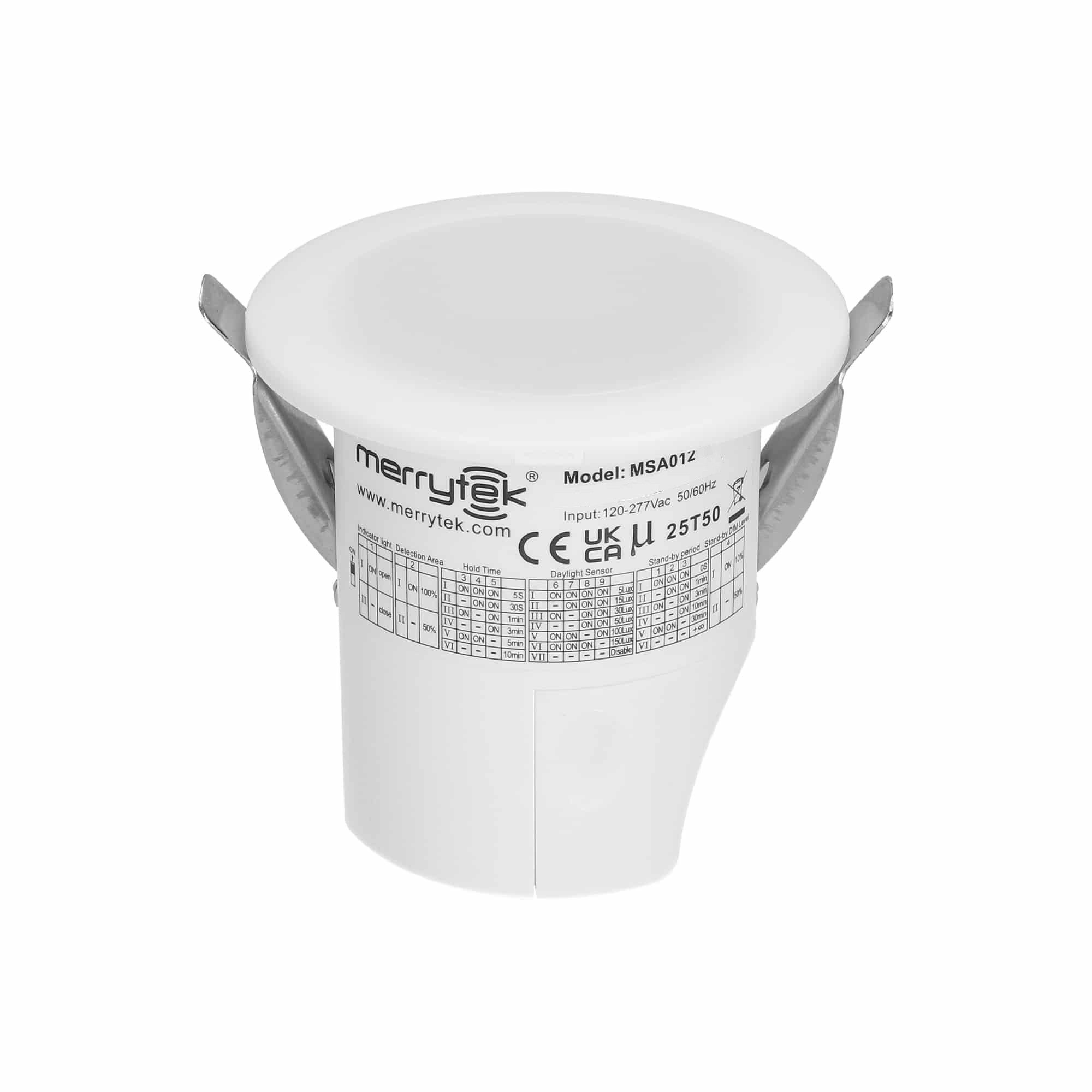 Merrytek Bewegungsmelder MSA012 HF Bewegungsmelder 1-10V dimmbar mit Tageslichtsensor, (1-St)