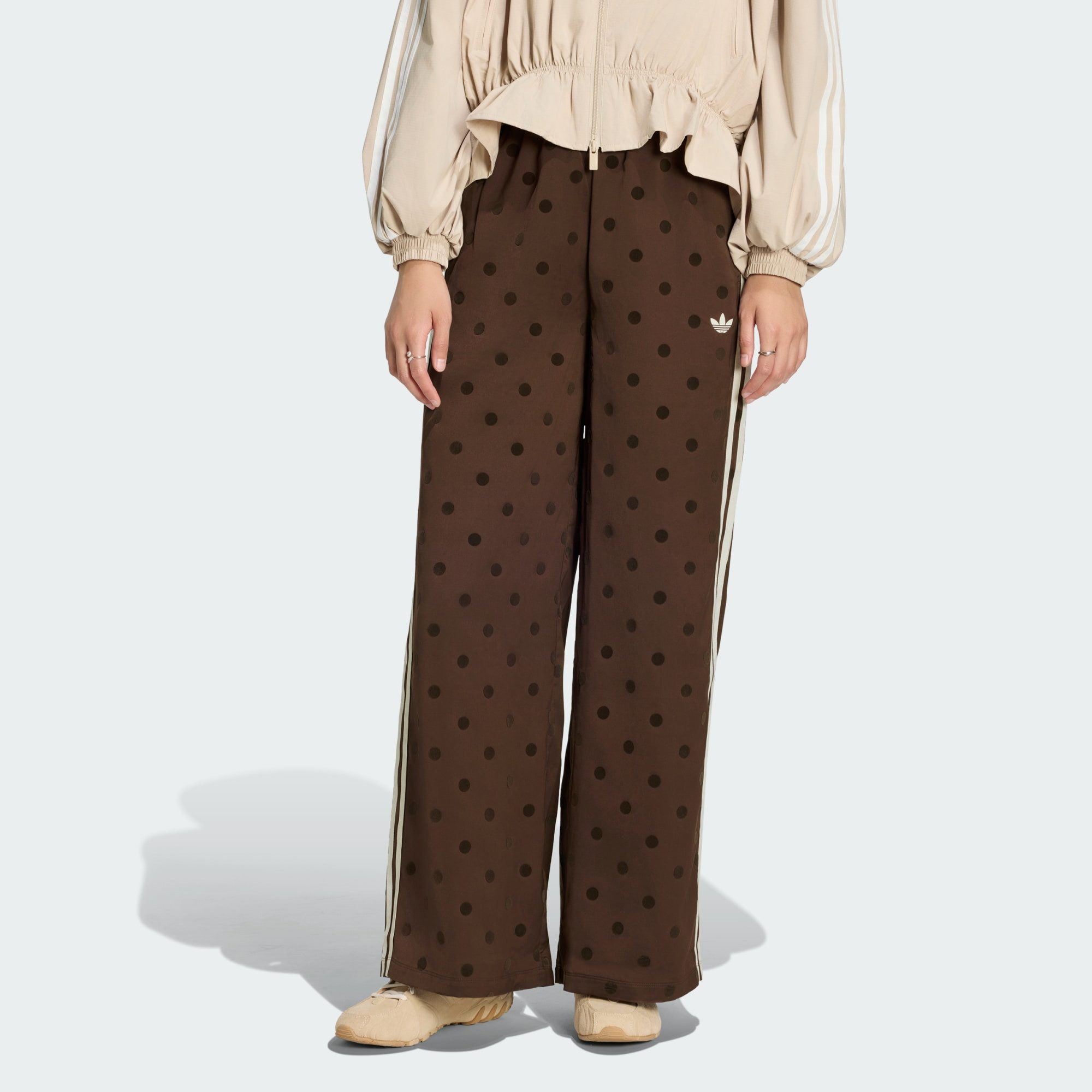 adidas Originals Jogginghose SATIN POLKA DOTS HOSE MIT WEITEM BEIN (1-tlg)