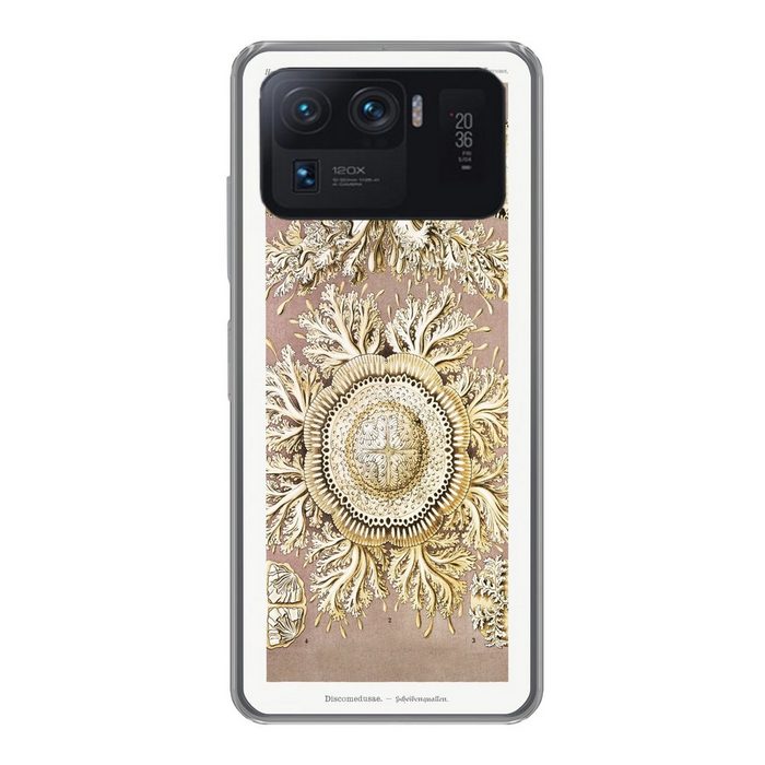 MuchoWow Handyhülle Jahrgang - Ernst Haeckel - Qualle - Kunst Phone Case Handyhülle Xiaomi Mi 11 Ultra Silikon Schutzhülle