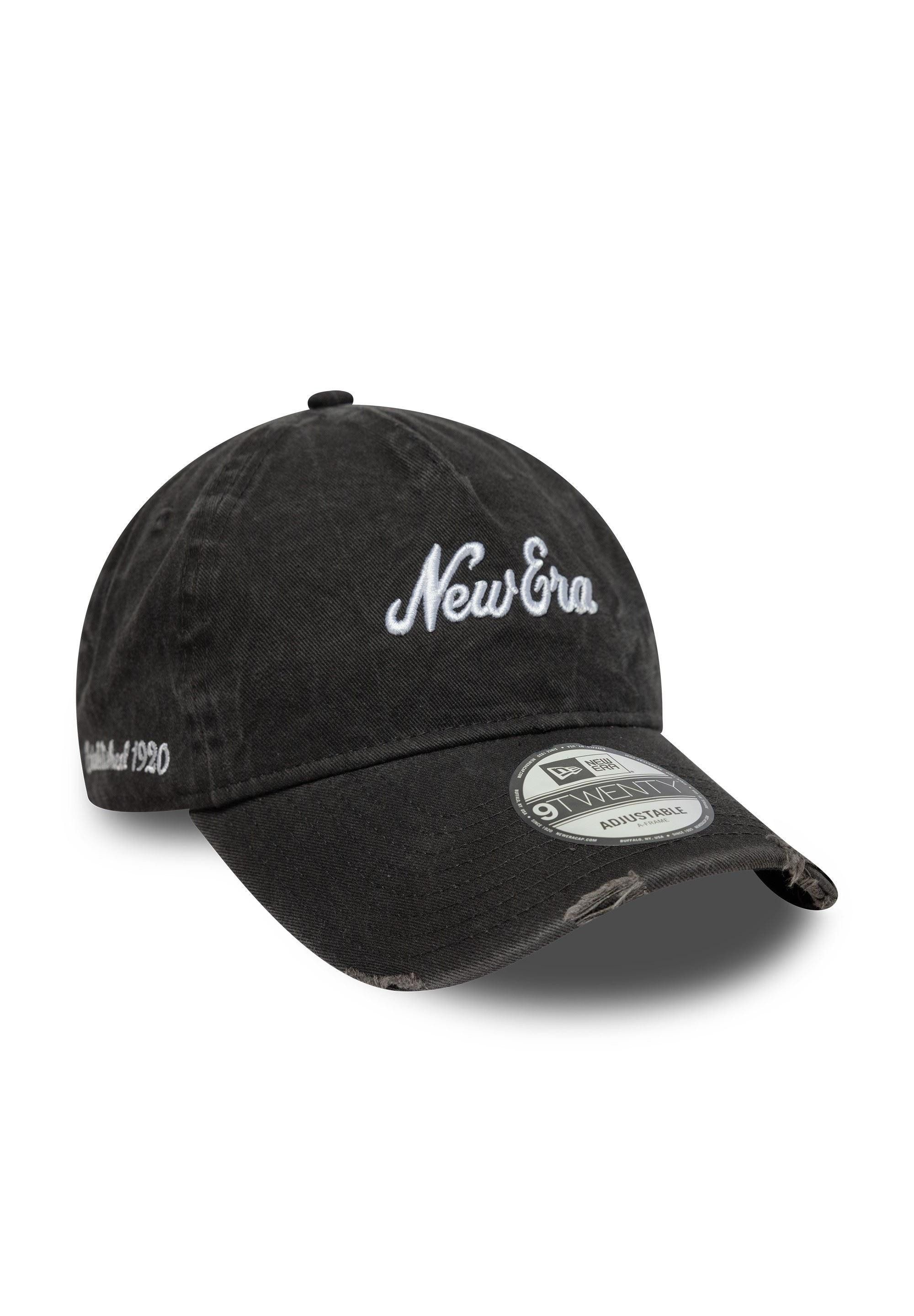 Baseball Cap New Era Pigment Wash 9Twenty A-Frame Cap Schwarz