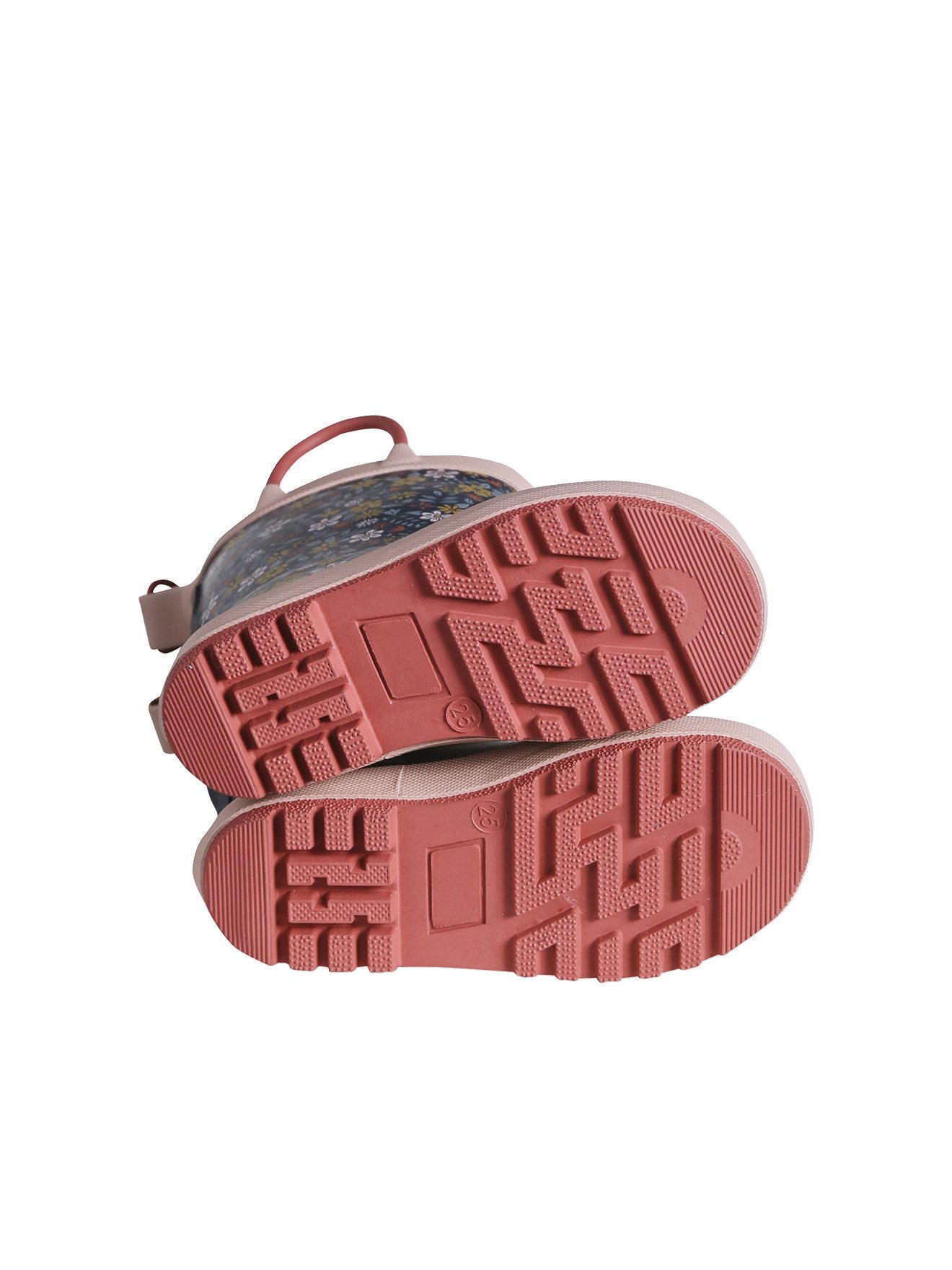 vertbaudet Kinder Gummistiefel Winterstiefel Blumen oder Leo-Print