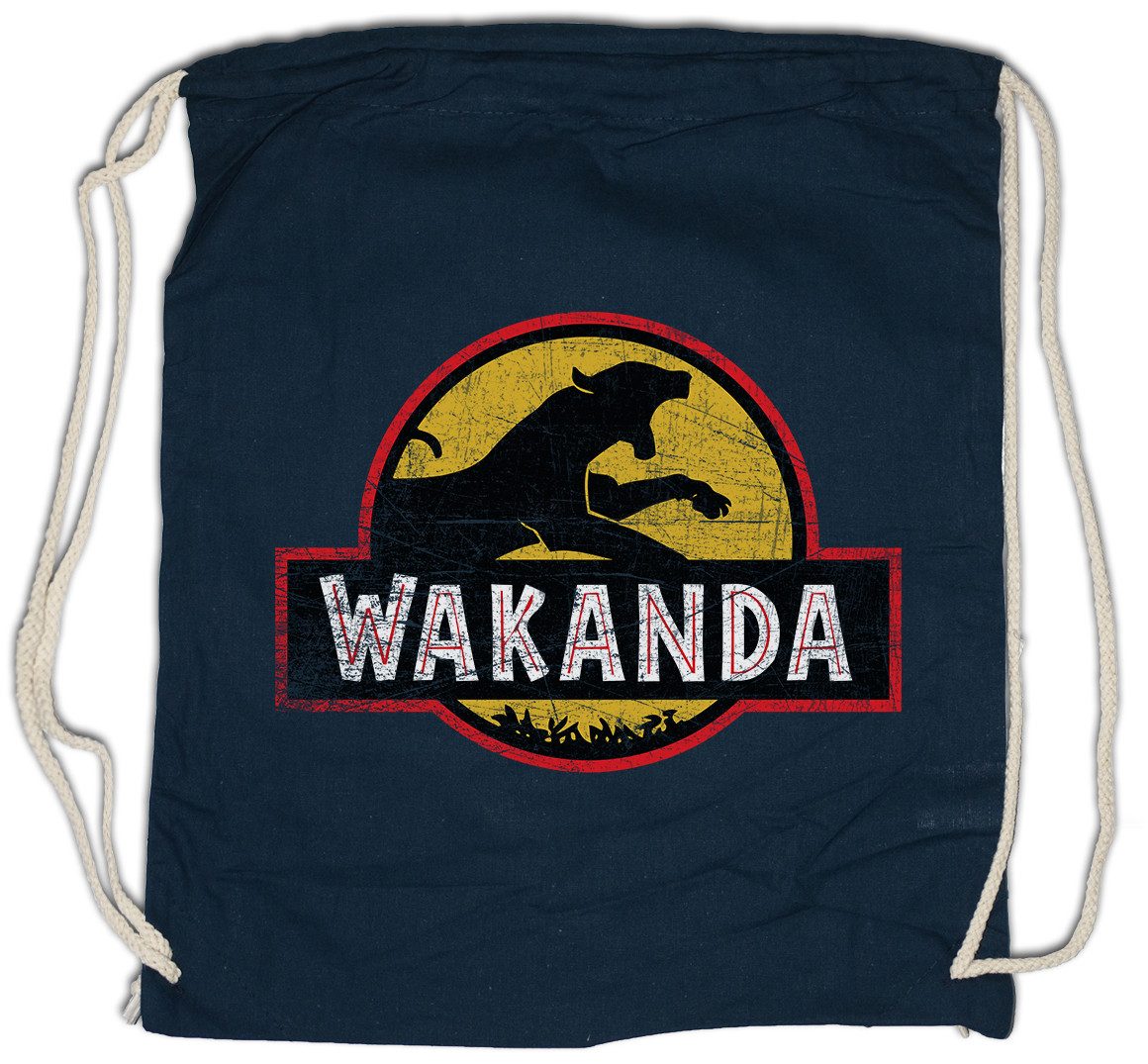 Turnbeutel W Park Turnbeutel Kaffee Comic Kingdom Chadwick Panther Wakanda