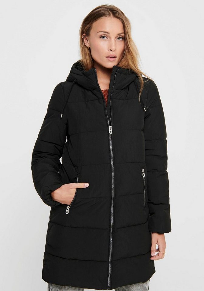ONLY Damen Stepp-Mantel OnlNina Coat Herbst/Winter-Jacke Fellkapuze ONLY Damen Stepp-Mantel OnlNina Coat Herbst/Winter-Jacke Fellkapuze