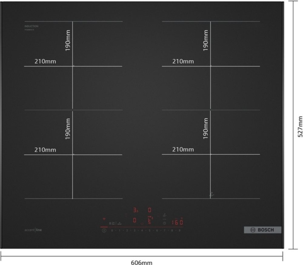 BOSCH Induktions-Kochfeld Serie 6 PVQ69BHC1E