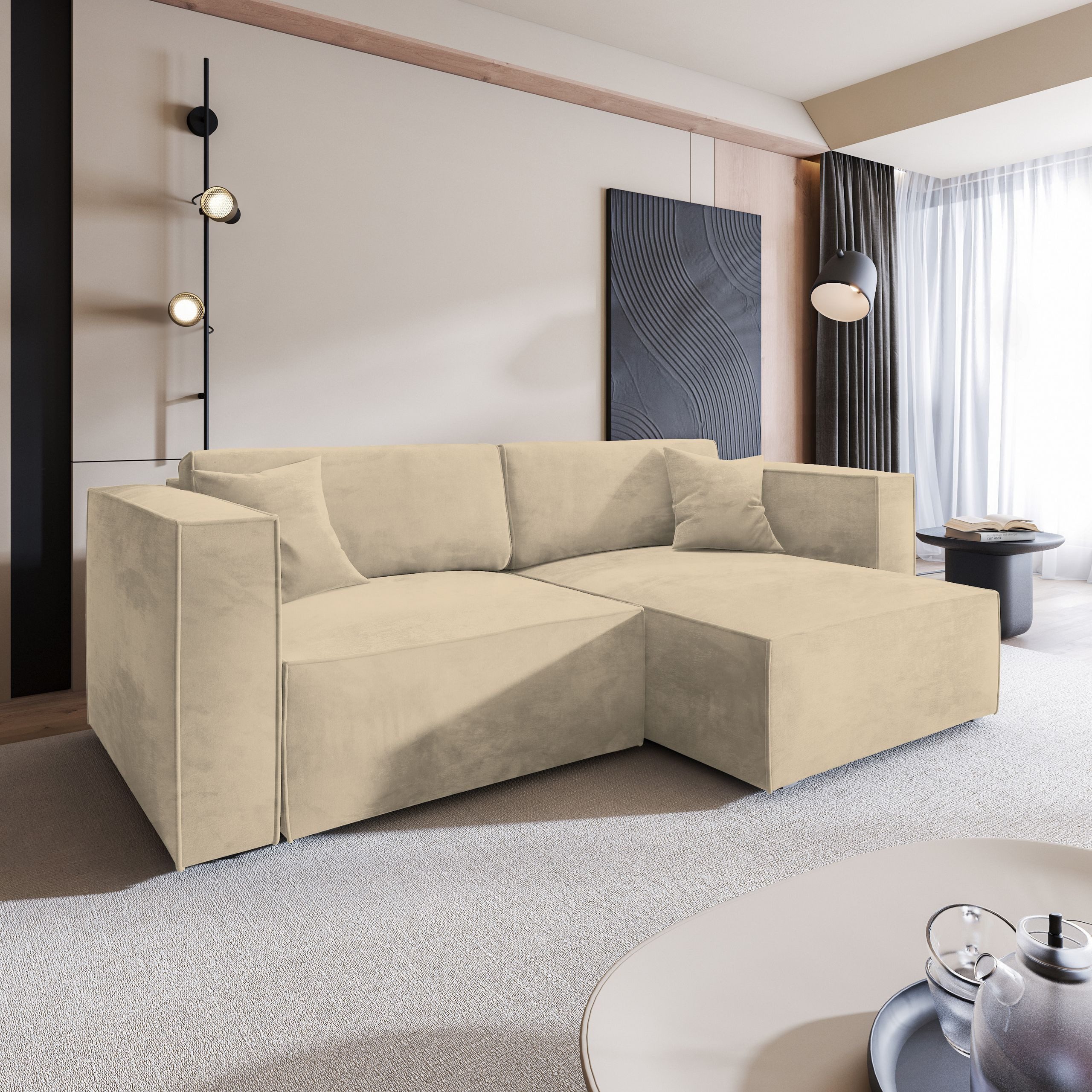 Masseno Ecksofa NERIO mit Schlaffunktion L-Form, günstig online kaufen