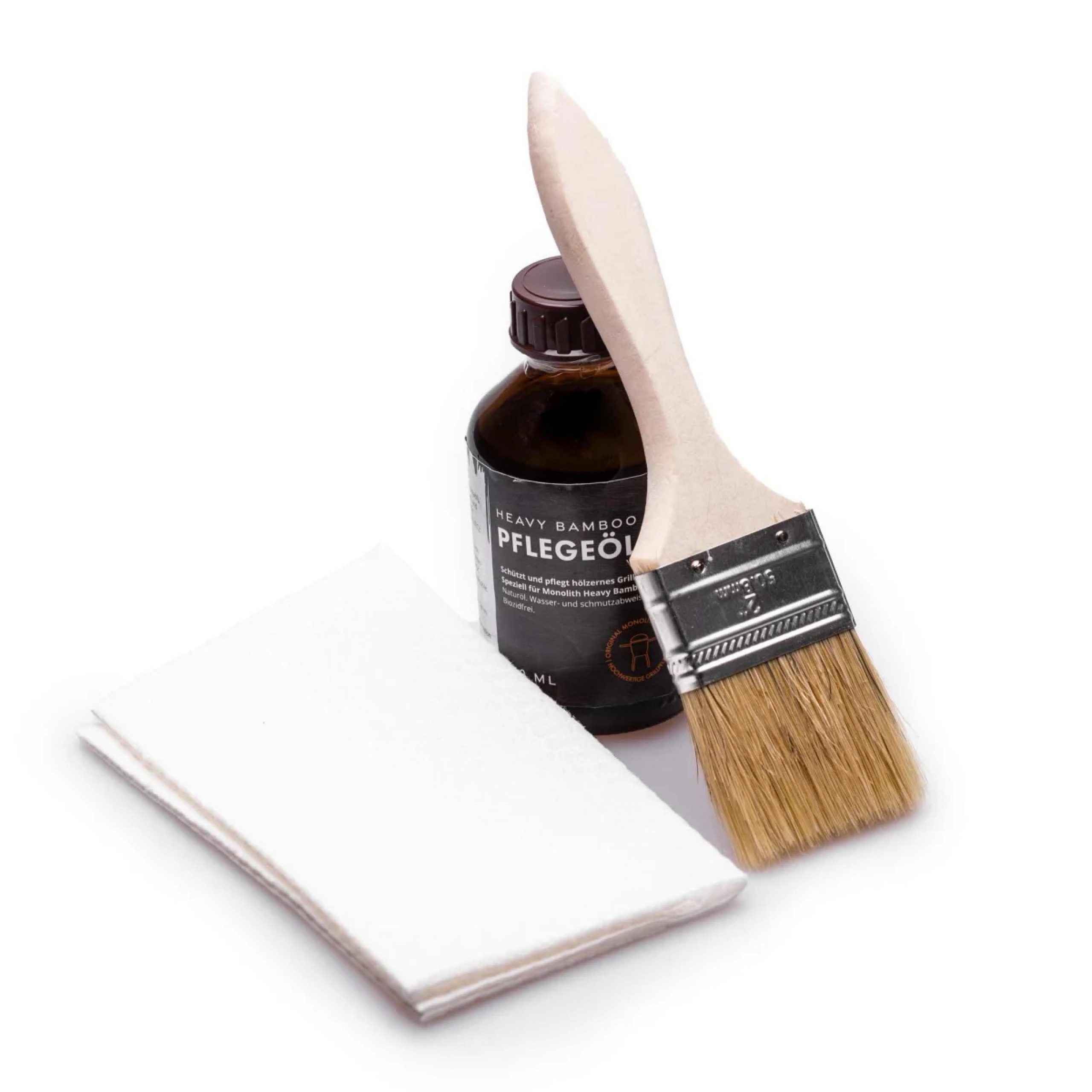 MONOLITH Keramikgrill Monolith Heavy Bamboo Pflegeöl Set für Heavy Bamboo Seitentische