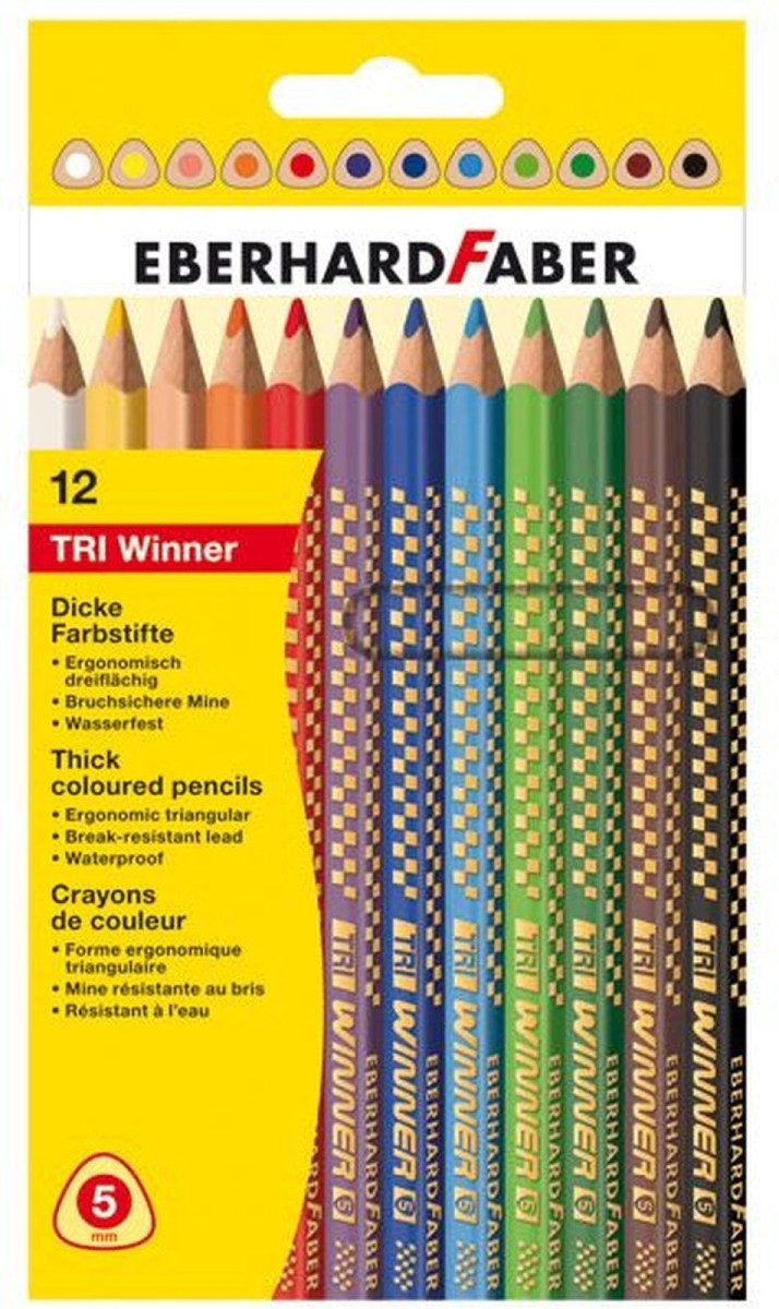 Eberhard Faber Buntstift Buntstift Tri Winner VE=12 Farben