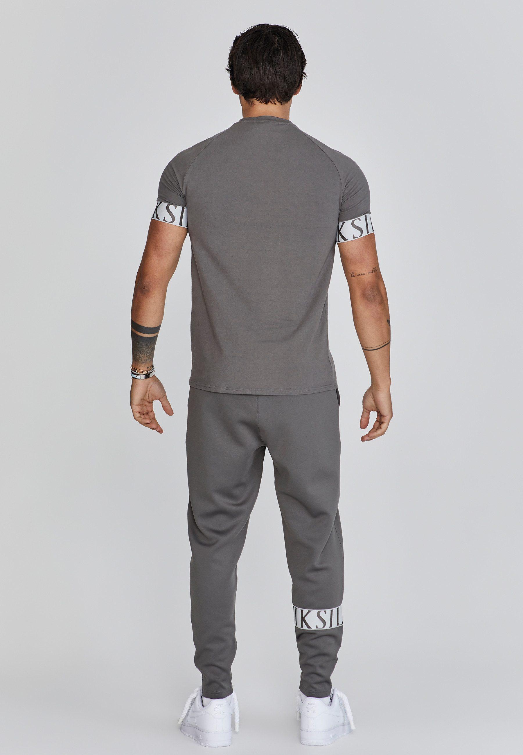 Siksilk Jogger Pants SikSilk Herren Graue Dynamic Jogginghose