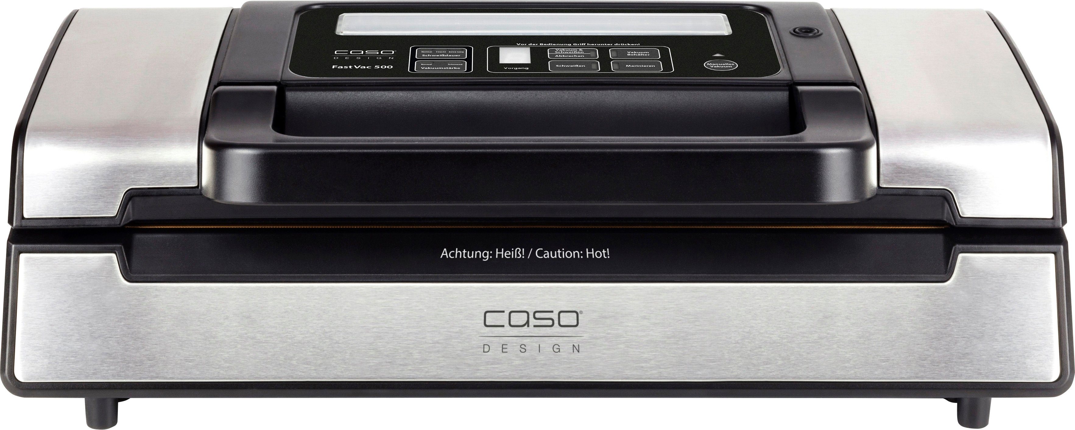 Caso Vakuumierer 1409 FastVAC500, 130W, mit 2 Folienrollen zum sofortigen Ausprobieren