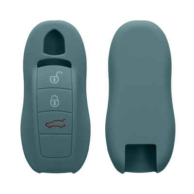 kwmobile Schlüsseltasche Autoschlüssel Silikon Hülle für Porsche (1-tlg), Schlüsselhülle Schlüssel Case Cover