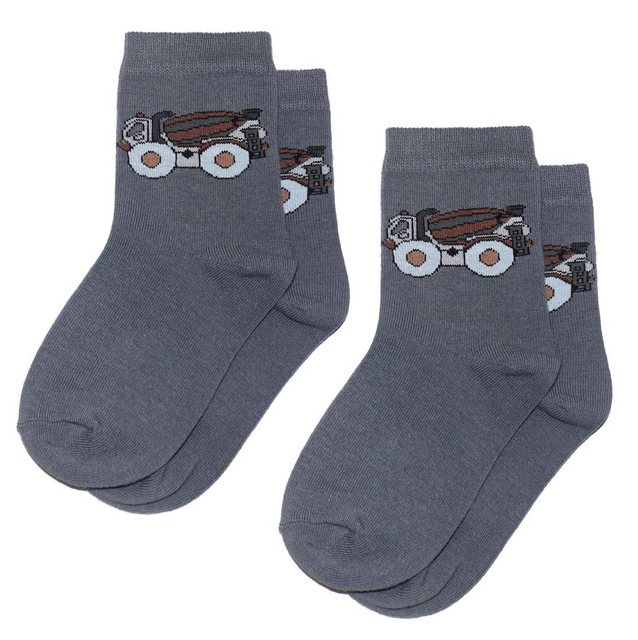WERI SPEZIALS Strumpfhersteller GmbH Socken »Kinder Socken 2 er Pack für Jungs Betonmischer  - Onlineshop Otto
