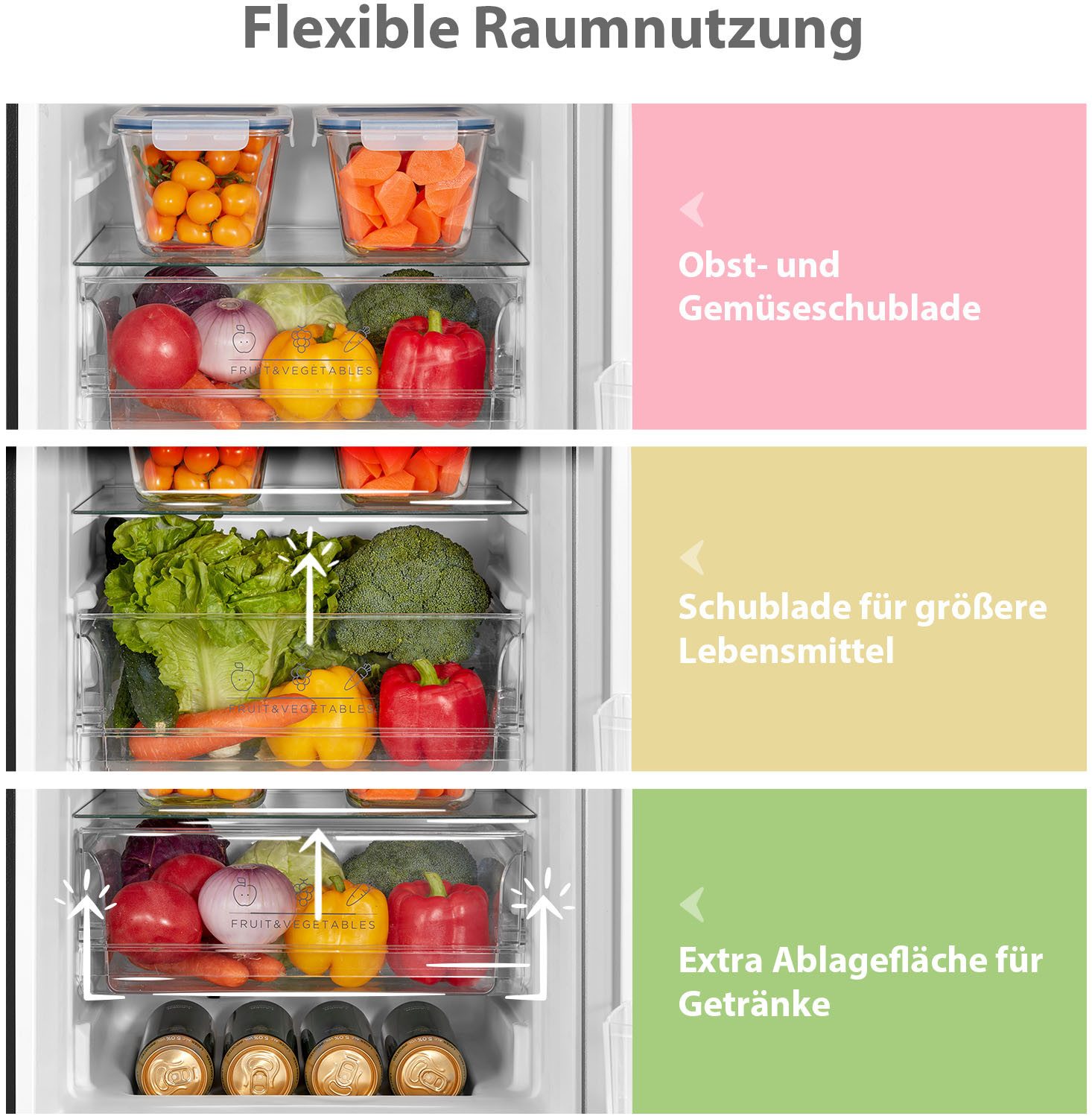comfee Kühl-/Gefrierkombination RCB169DK3, 150 cm hoch, 47 cm breit