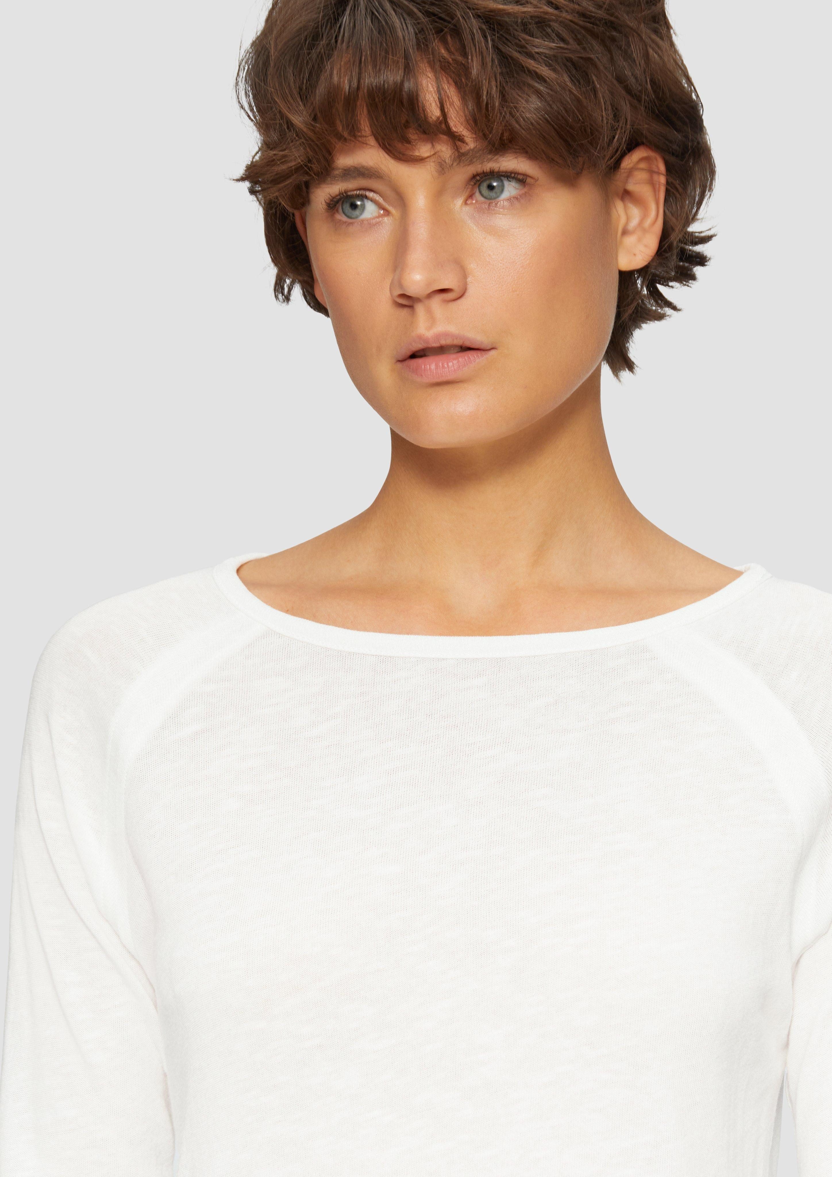 s.Oliver Langarmshirt Langarmshirt mit Raglanärmeln und günstig online kaufen