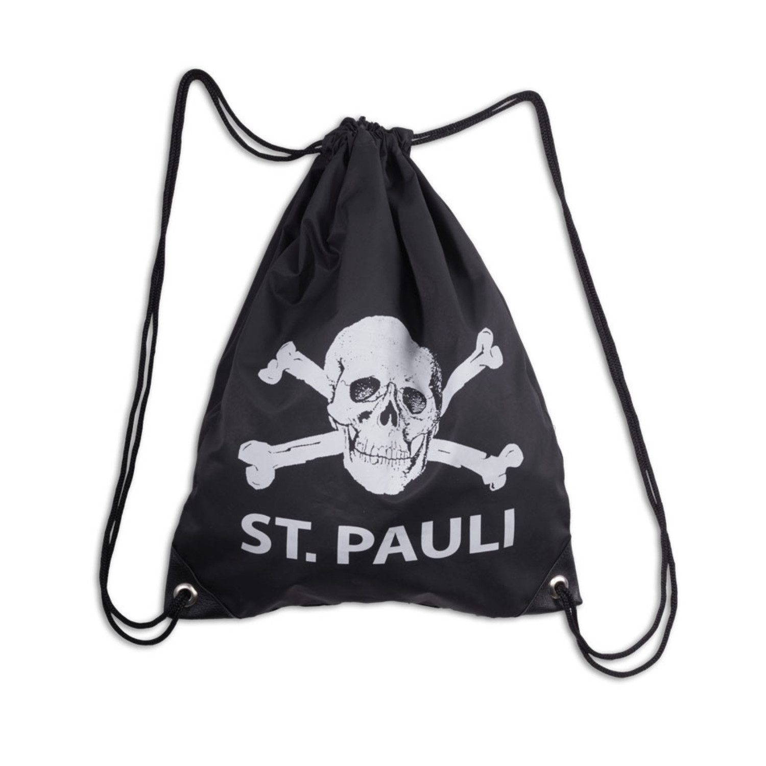 FC St. Pauli Sporttasche FC St. Pauli - Turnbeutel Totenkopf - schwarz