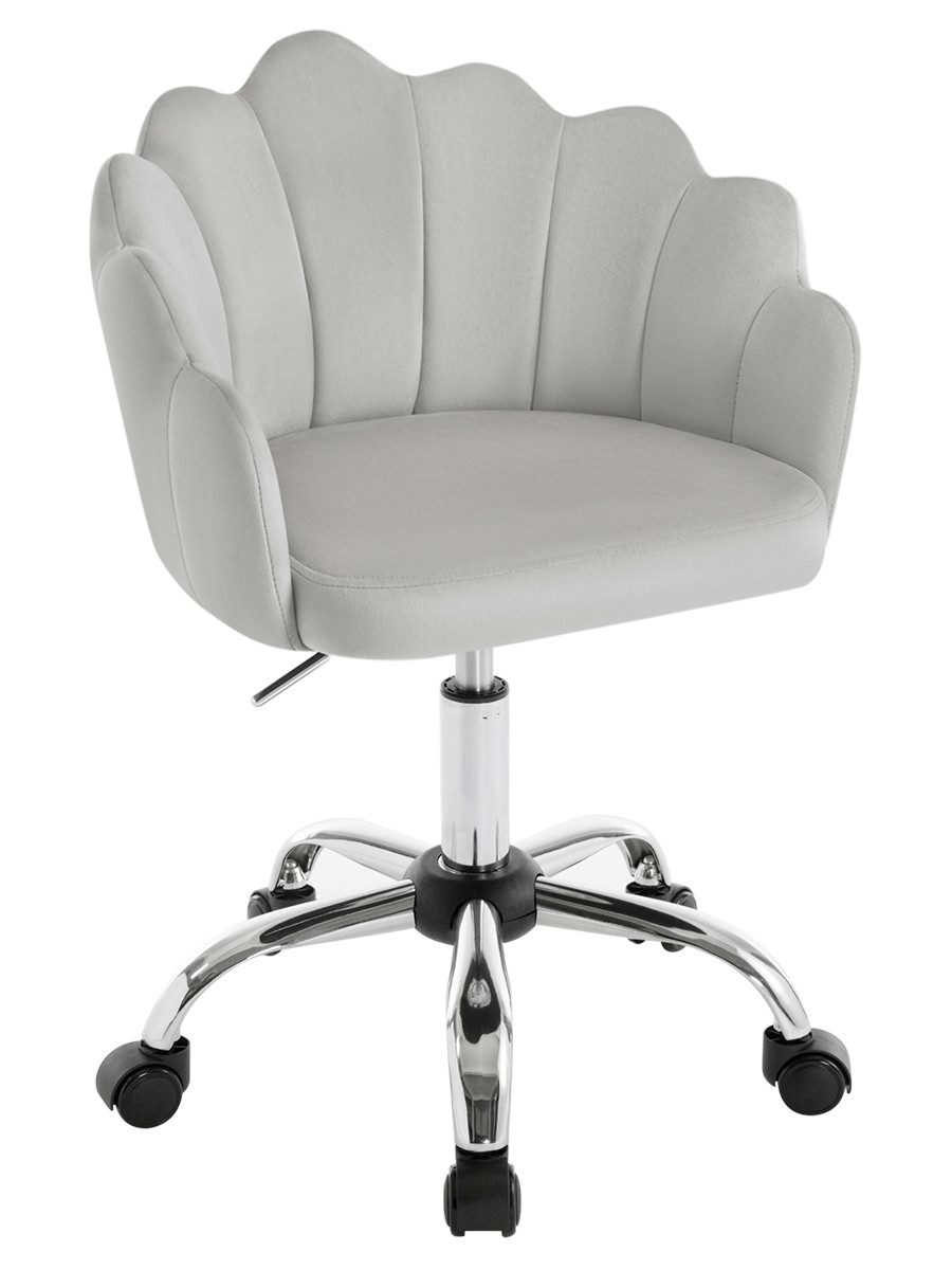 Woltu Schreibtischstuhl (1 St), Schminktisch Stuhl Samt, Drehstuhl mit Blüt günstig online kaufen