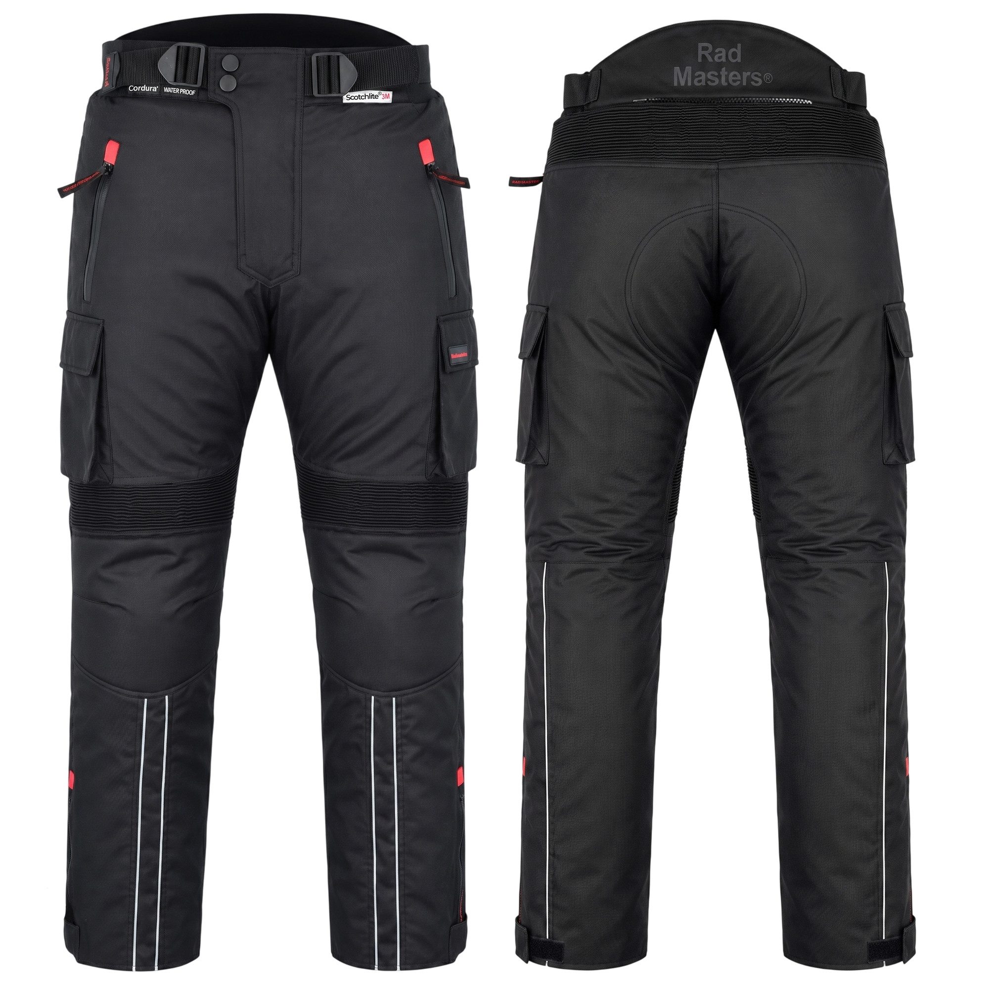 BULLDT Motorradhose GW322T Schwarz Motorradhose Cordura Textilhose