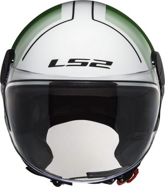 LS2 Motorradhelm LS2 Sphere Lux Firm (Weiß Grün Rot) XL (61-62 cm)