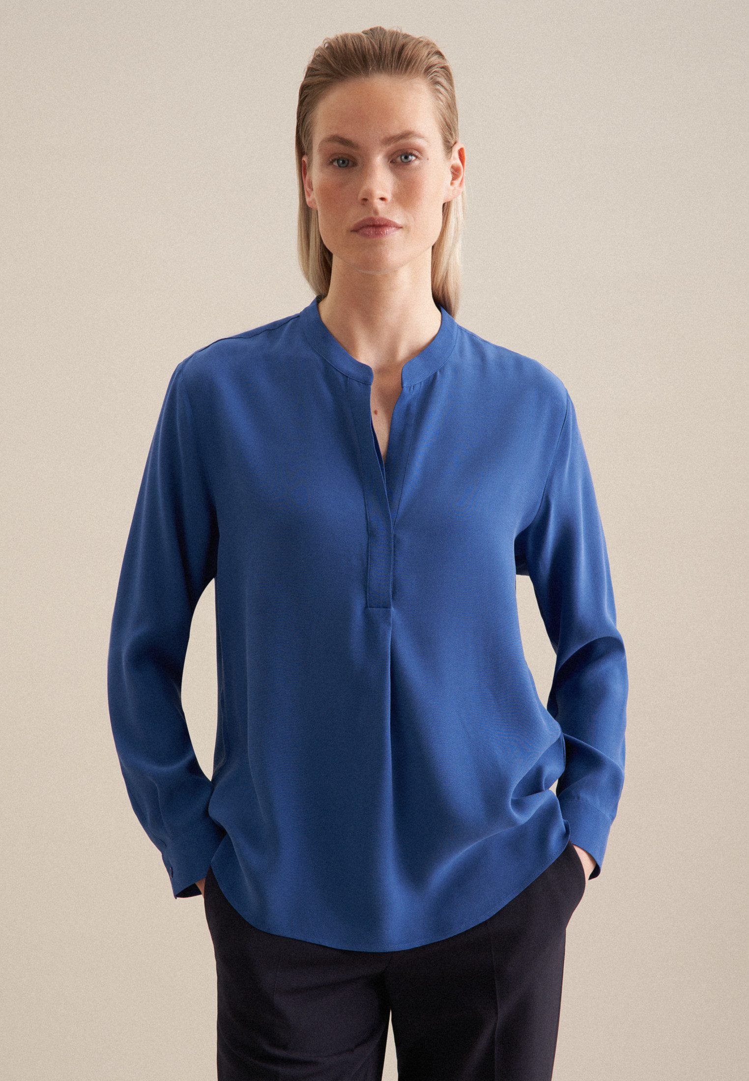 seidensticker Klassische Bluse Schwarze Rose Tunika Uni günstig online kaufen