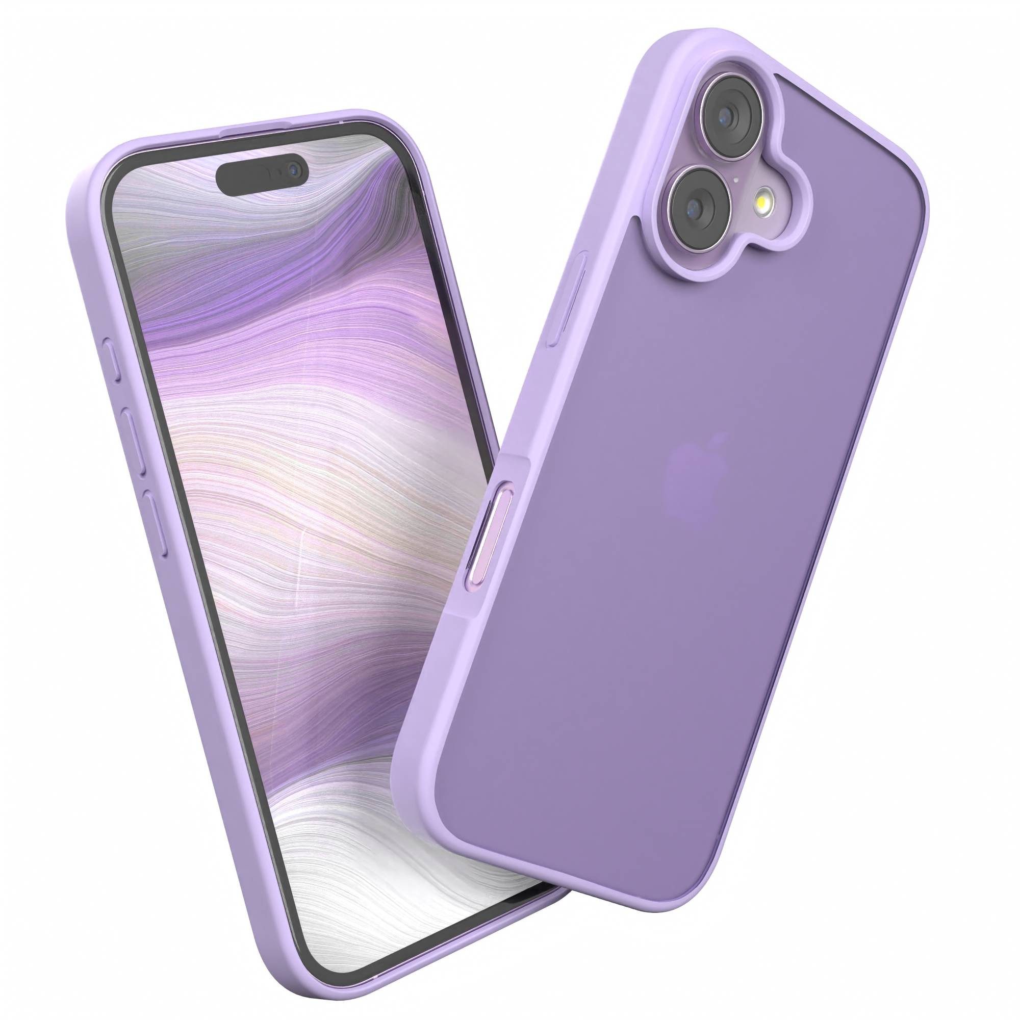 EAZY CASE Handyhülle Outdoor Case für Apple iPhone 17 6,3 Zoll, Schutzhülle mit Kameraschutz Robust Schutzhülle stoßfest Lila Lavendel