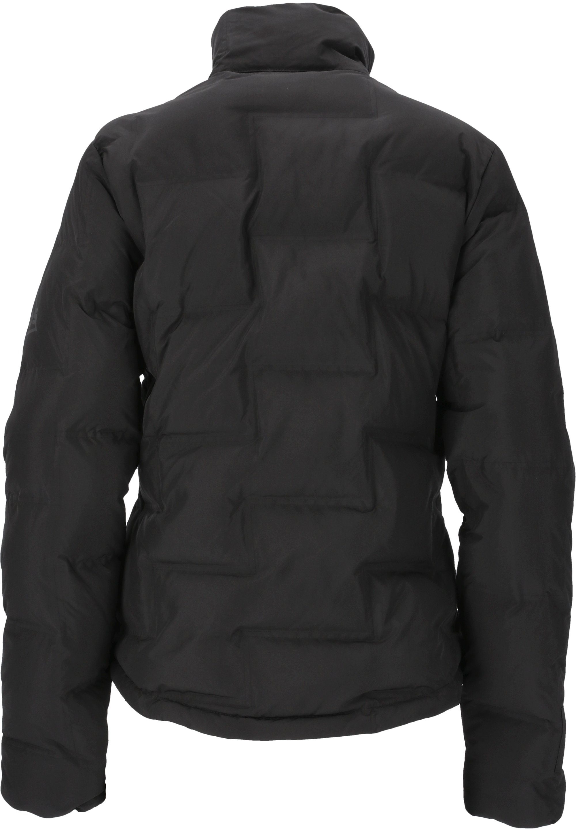 SOS angenehm schwarz Outdoorjacke Alagna mit warmem Futter