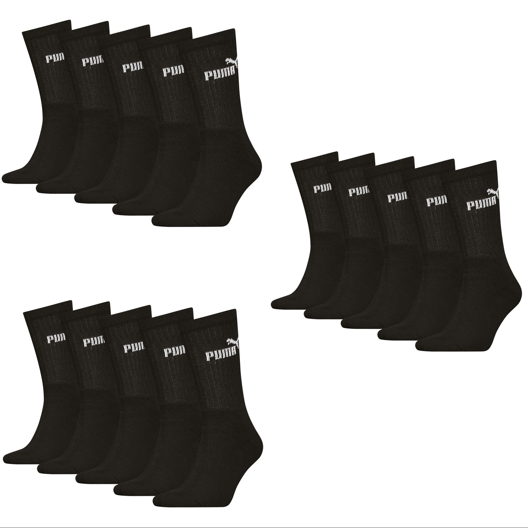 PUMA Sportsocken Herren Elements Crew Sock (15-Paar) günstig online kaufen