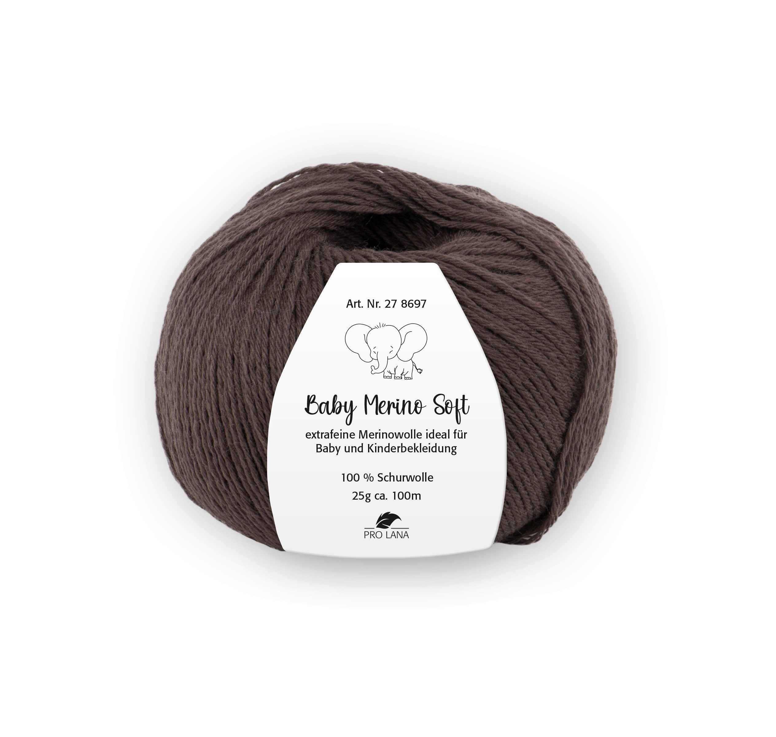 Pro Lana Baby Merino soft Häkelwolle, 100 m (Baby Merino Soft Wolle, zartes Gefühl auf der Babyhaut), 25 g