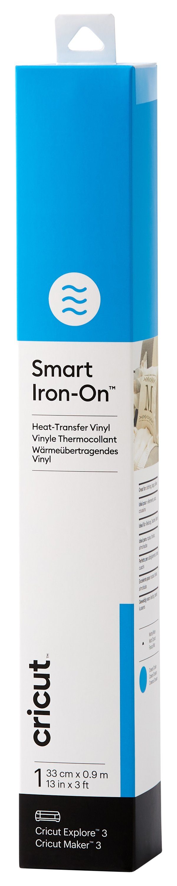 Cricut Dekorationsfolie Aufbügelfolie, Smart Iron-on, 33 cm x 90 cm