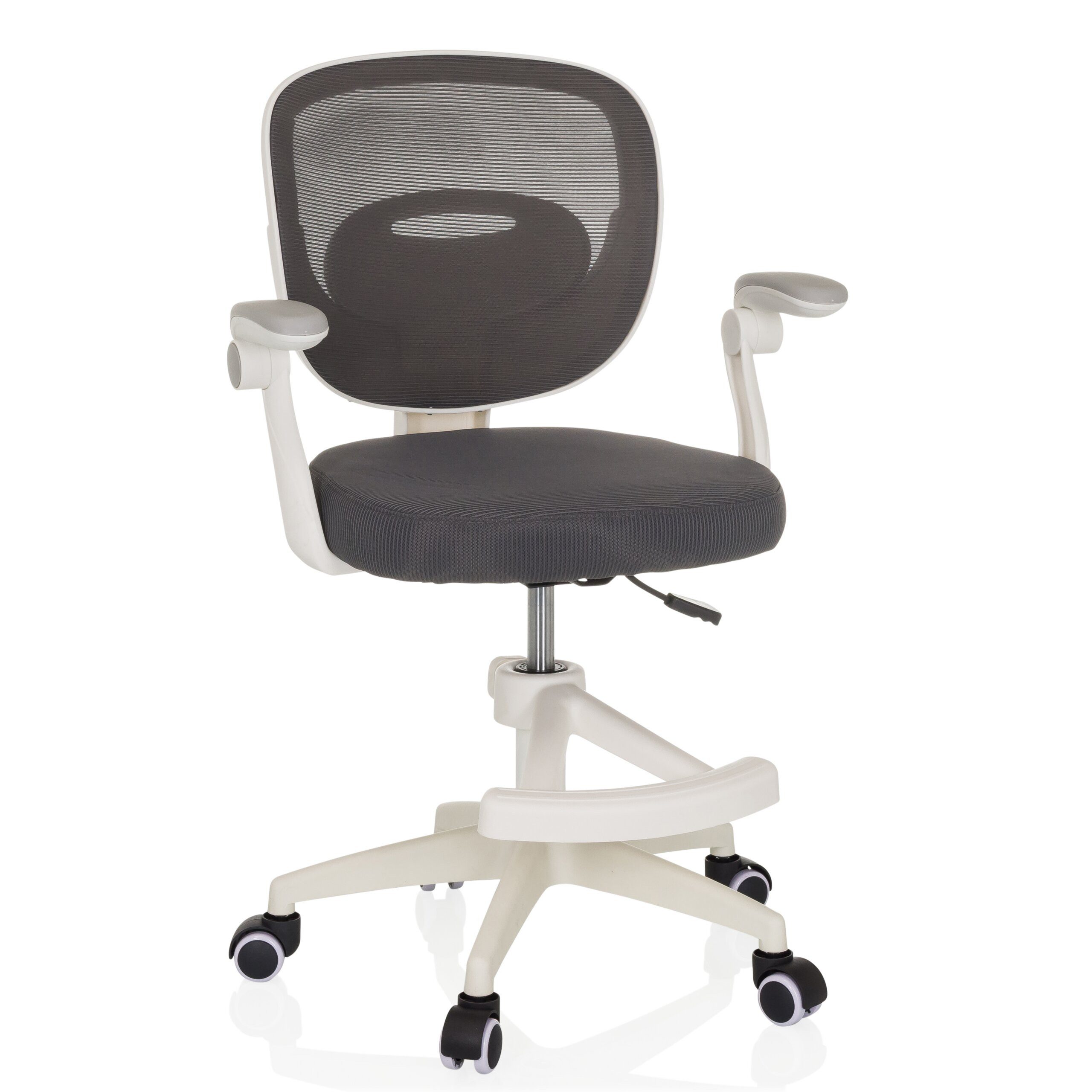 hjh OFFICE Drehstuhl Kinderdrehstuhl Kiddy Smart Stoff / Netzstoff (1 St), Kinder Bürostuhl mitwachsend, ergonomisch