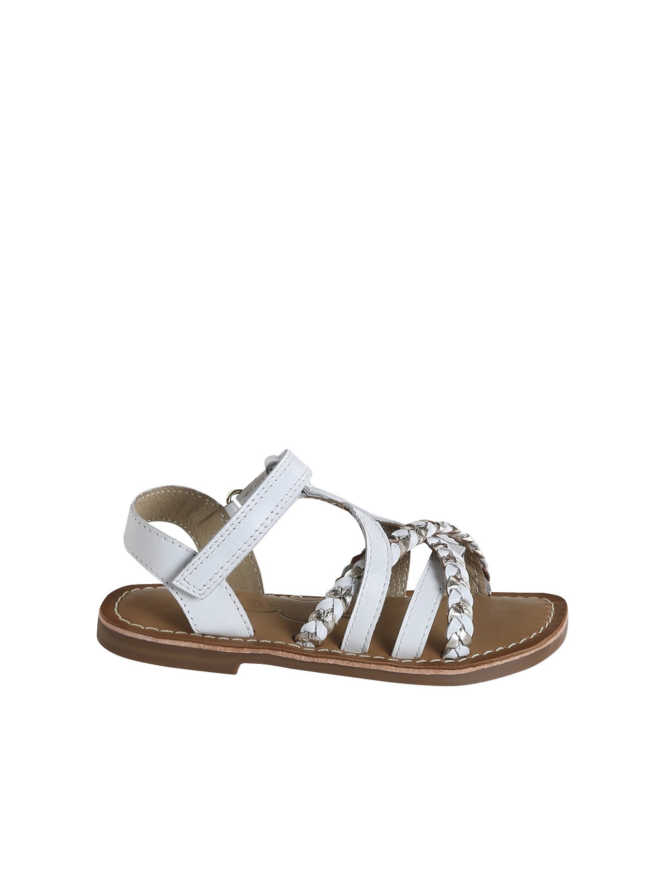 Kinder Leder-Sandalen mit Anziehtrick Sandale