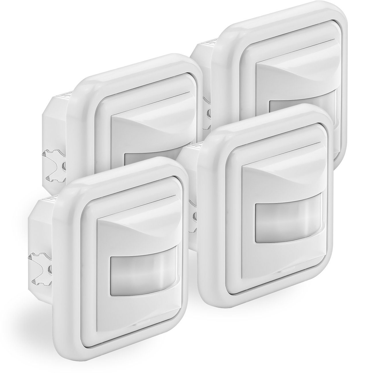 deleyCON Датчик движения deleyCON 4x Infrarot Wand Датчик движения Unterputz - IP20 - 160° bis