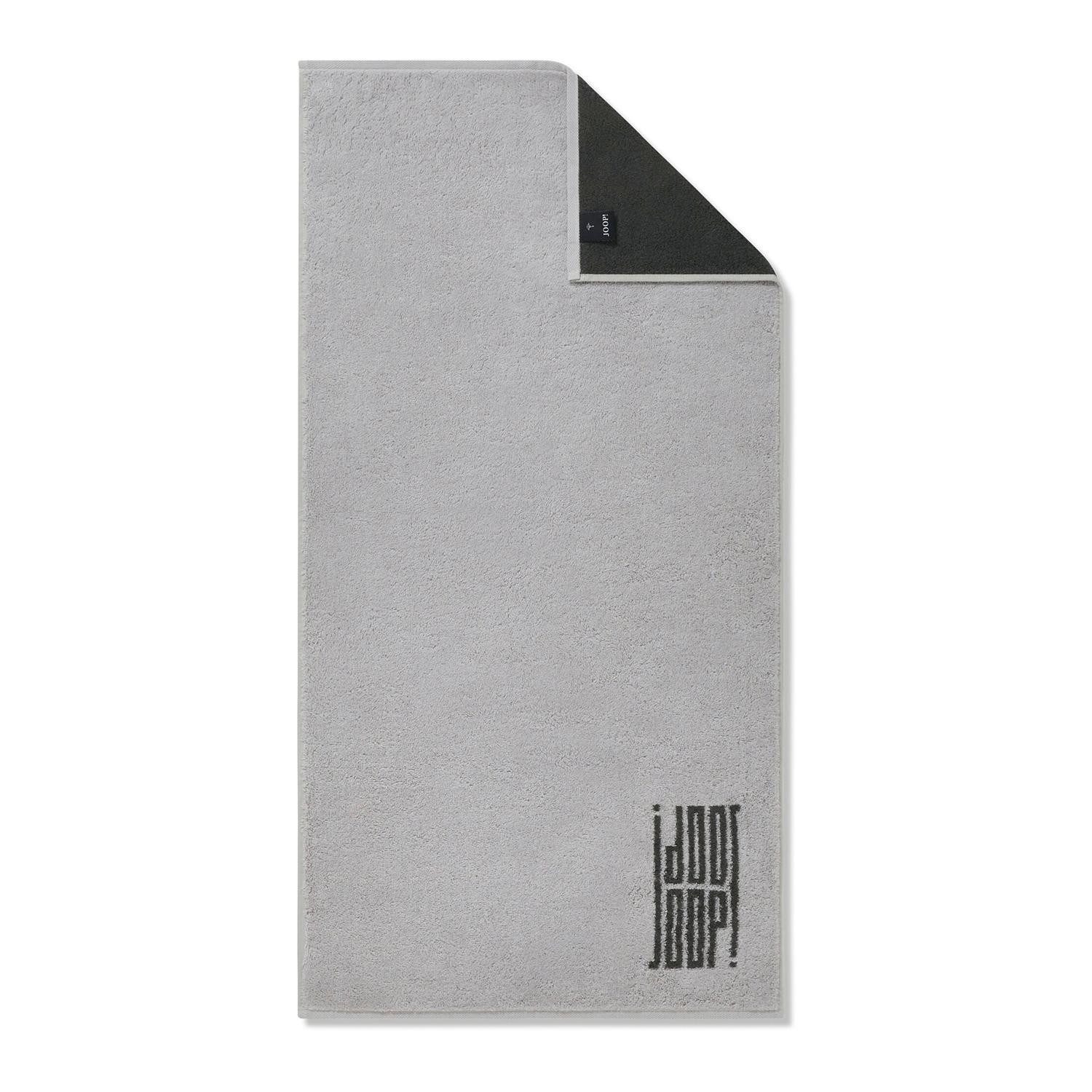 JOOP! Handtuch BARS, 50 x 100 cm, Platinfarbe, Schwarz, Baumwolle (1-St), Made in Germany