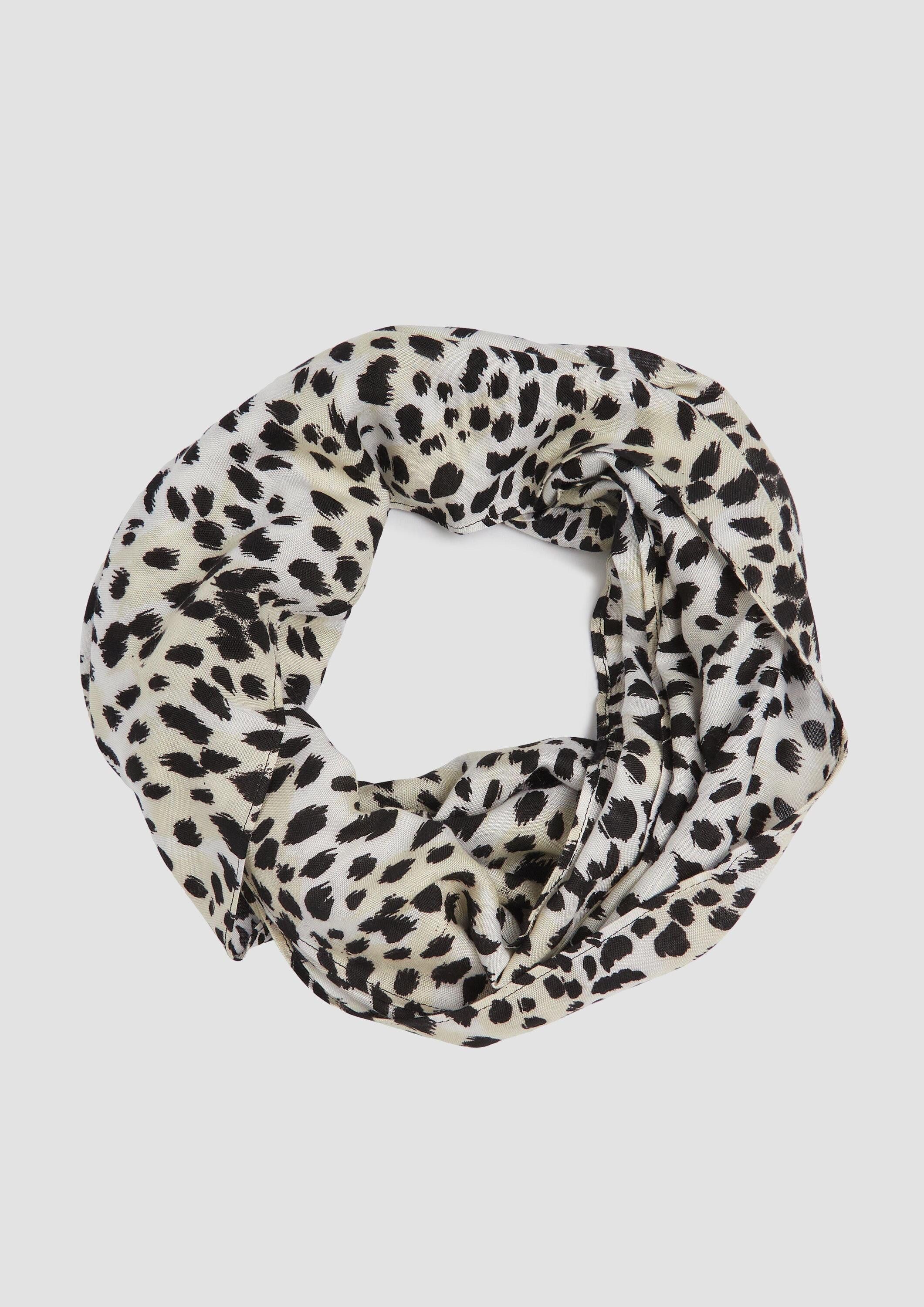 s.Oliver Loop Snood, Snood mit Leo-Print
