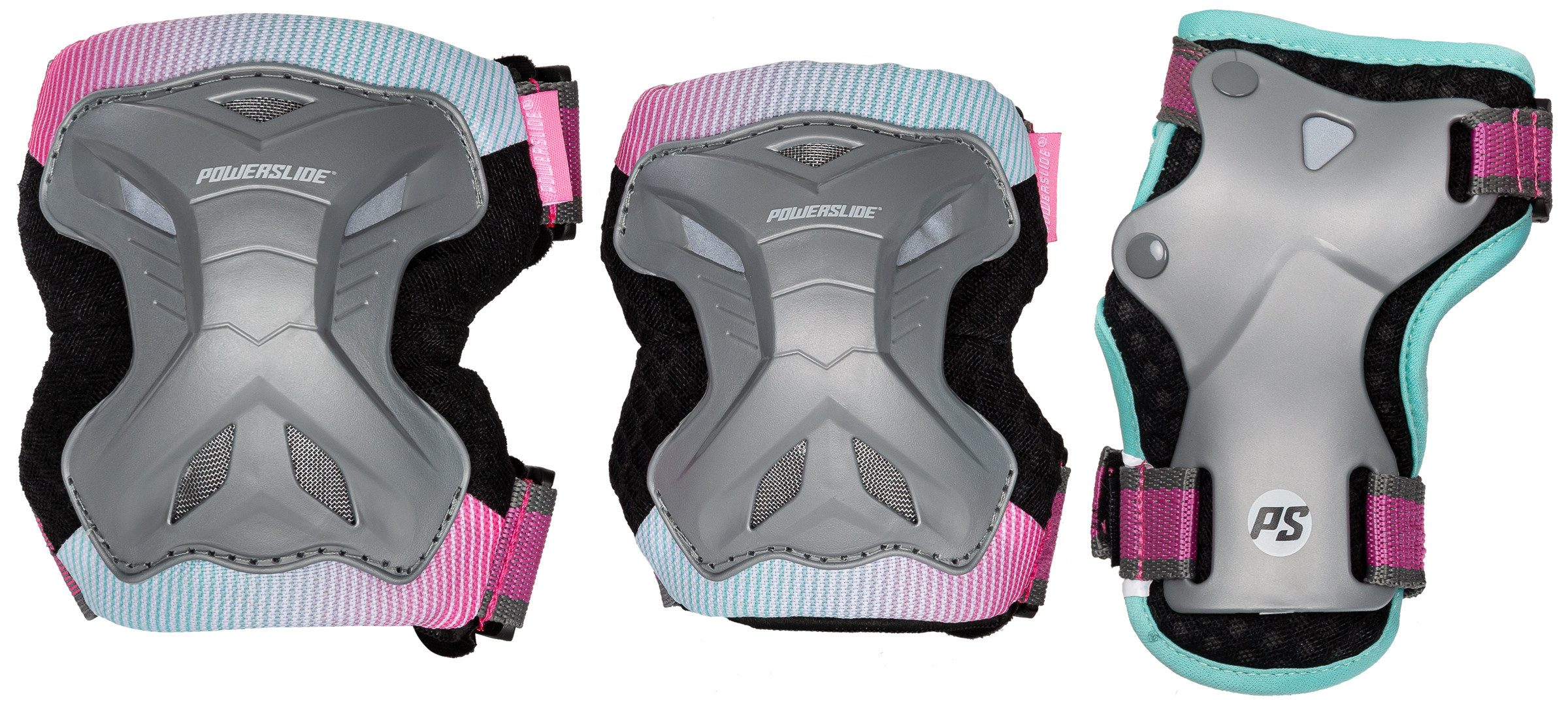 Powerslide Protektoren-Set Kids Pro Girls Set (Set, 6-tlg., Hand/Knie /Ellenbogen)