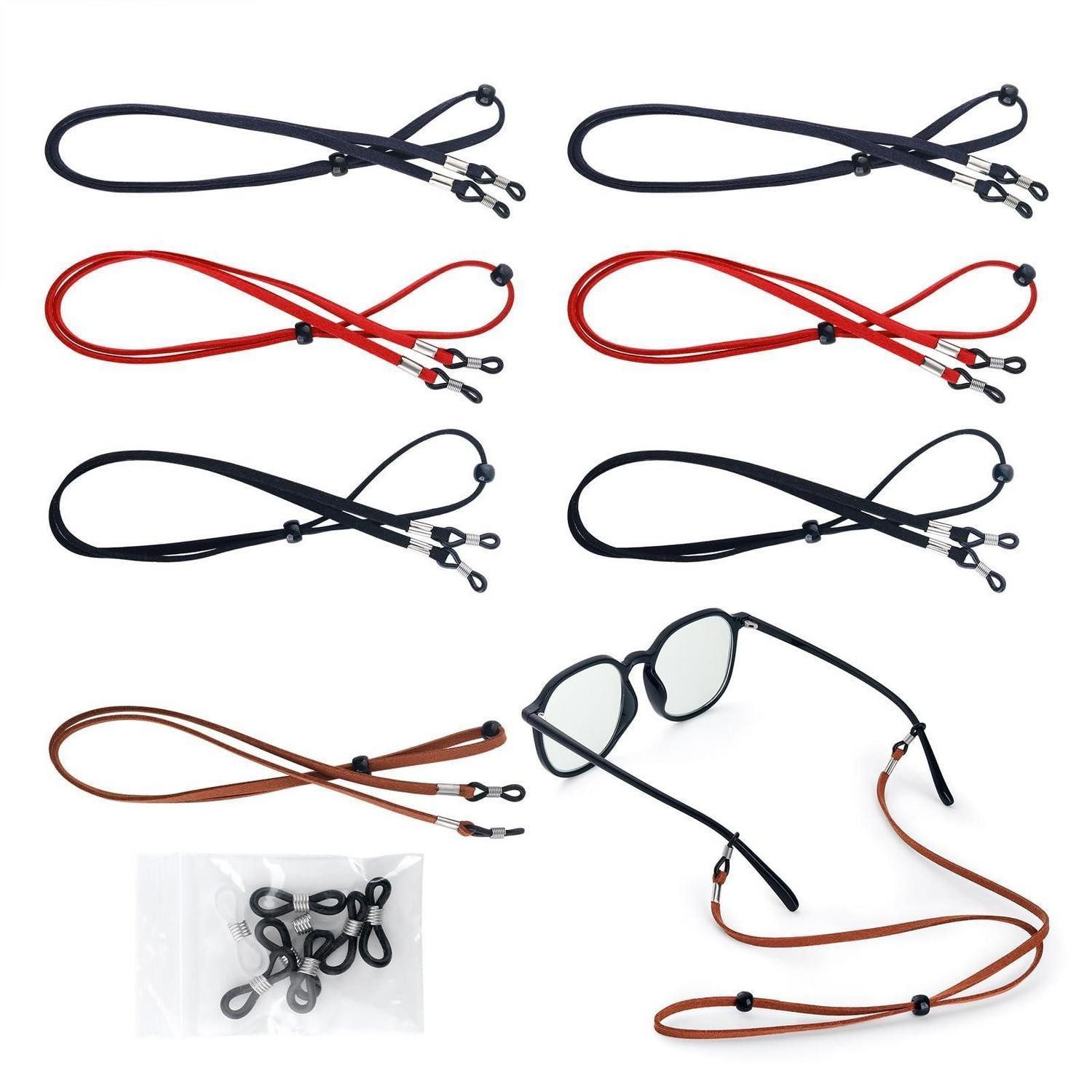 LuxusKollektion Brillenband Brillenband 8-tlg. verstellbar Unisex 4er-Set