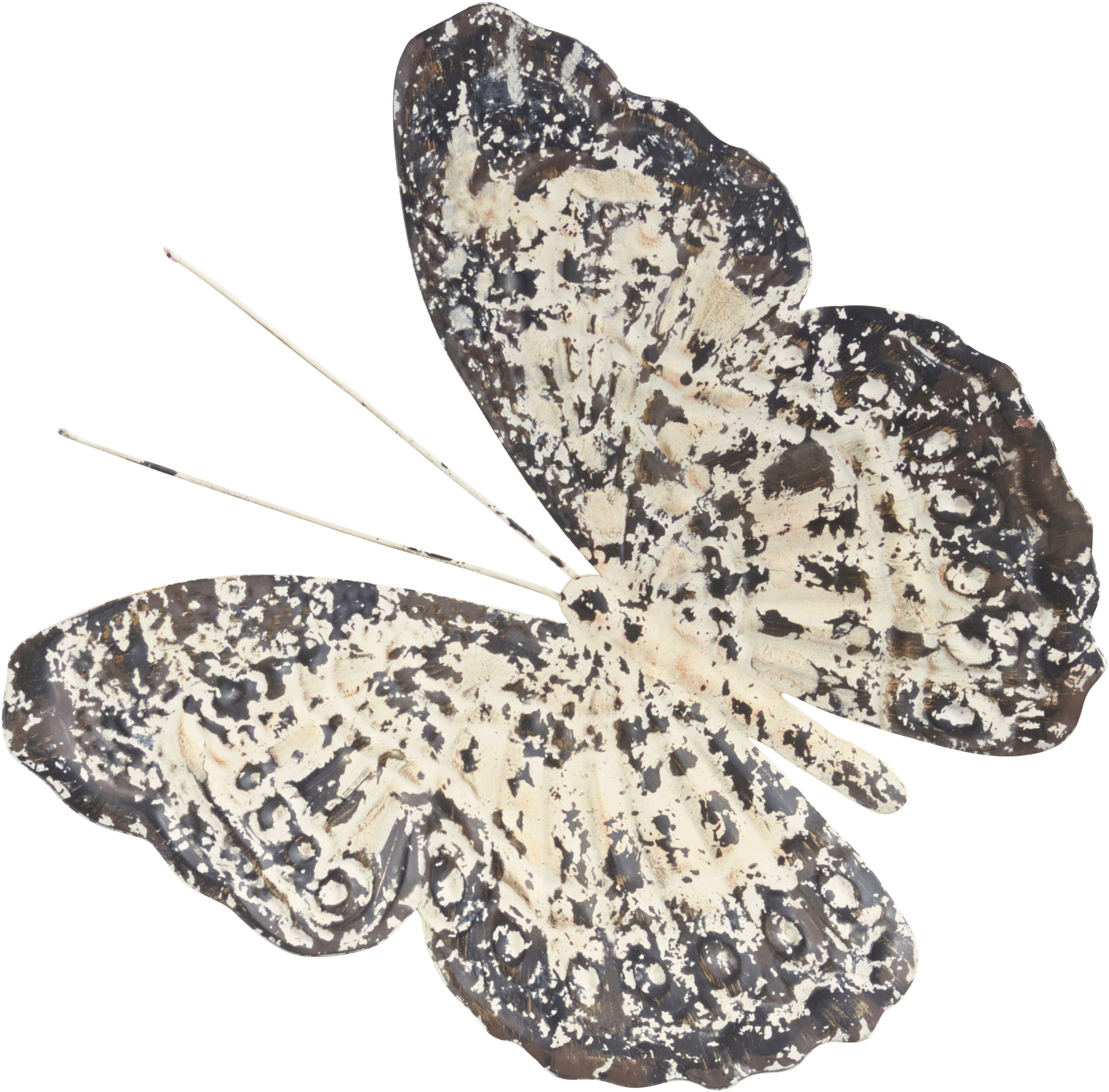 Home affaire Wanddekoobjekt Wanddeko Vintage Butterfly, günstig online kaufen