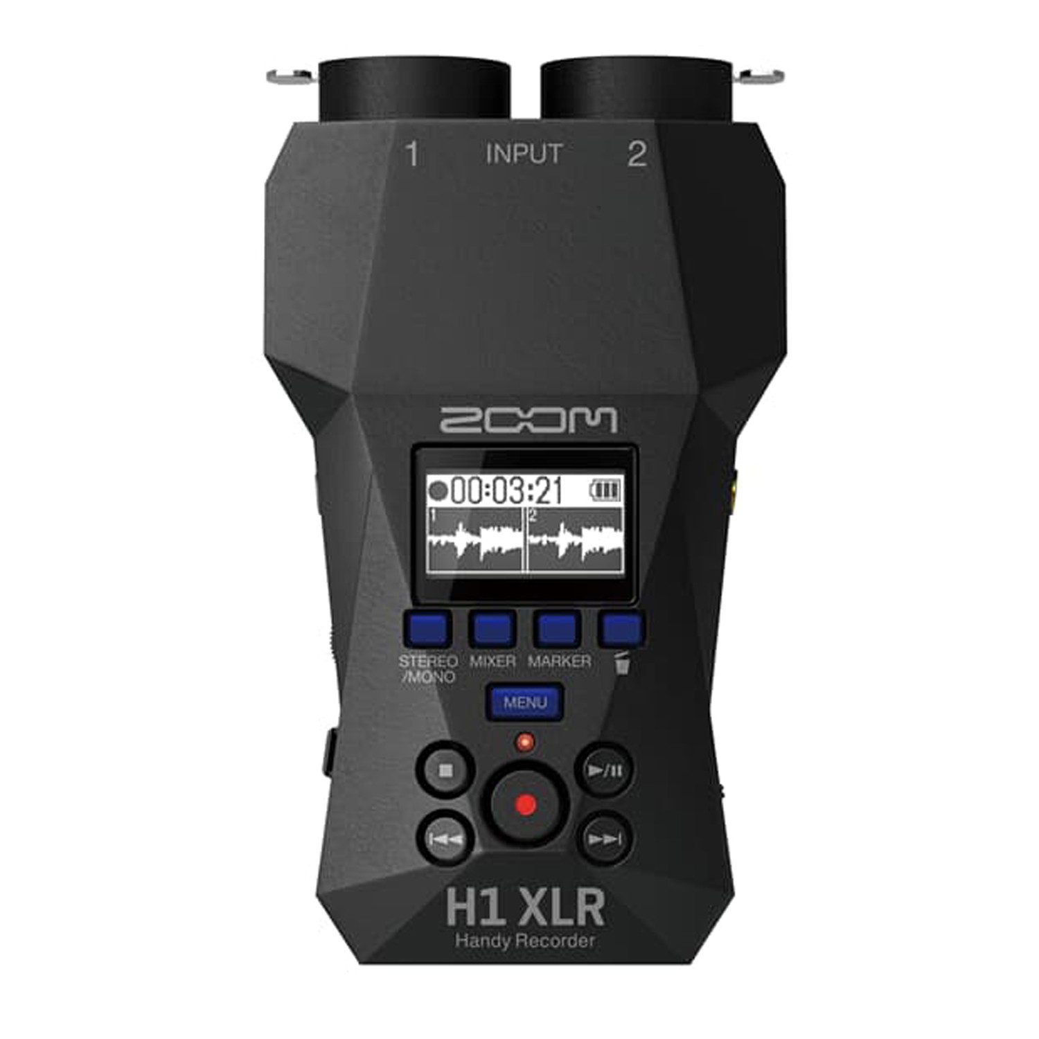 Zoom Audio Zoom Audio-Recorder H1 XLR Aufnahmegerät Digitales Aufnahmegerät (2 Kanal XLR Handy Recorder mit 32-BIT)