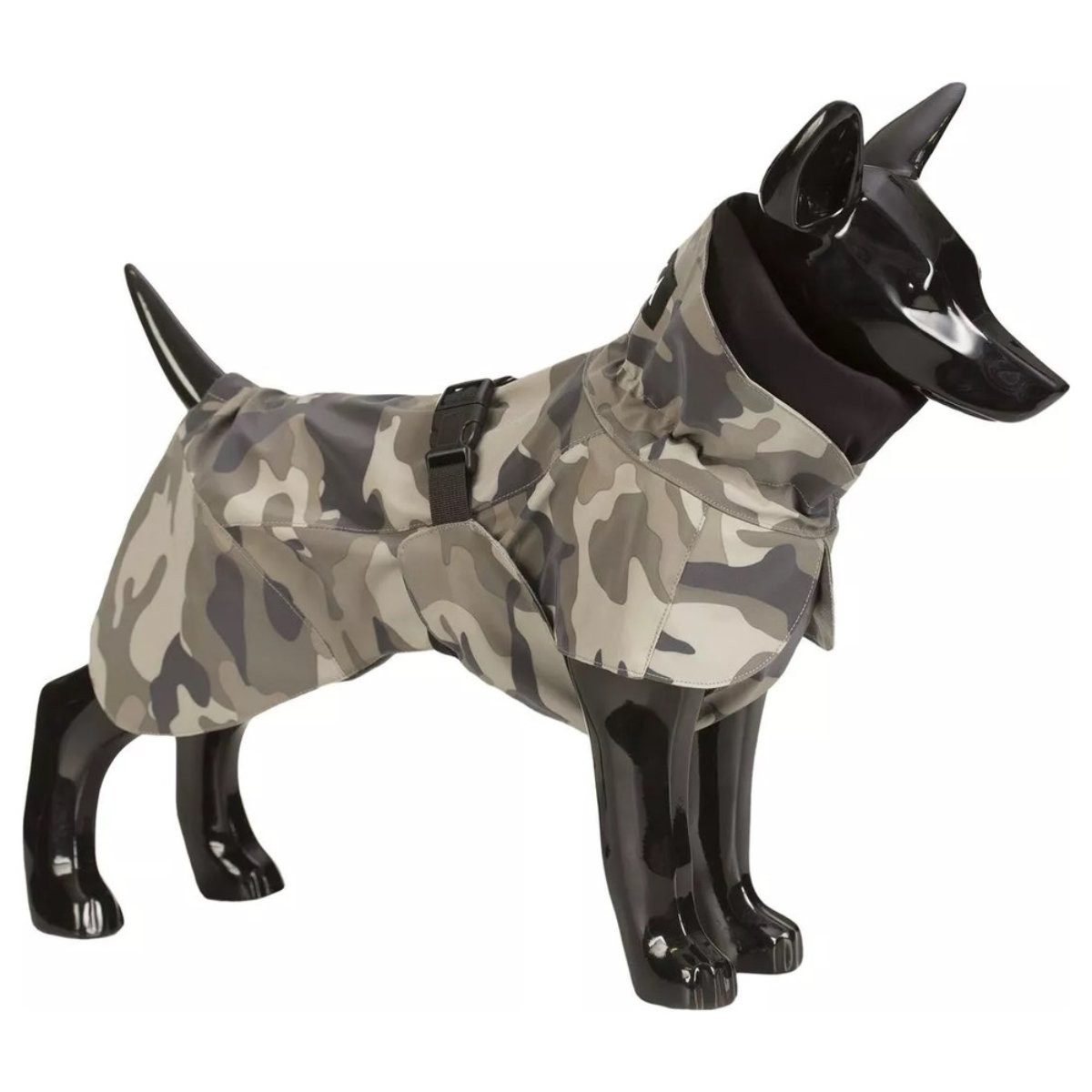 PAIKKA Hunderegenmantel Hunde Regenmantel wärmend "Recovery Raincoat camouflage
