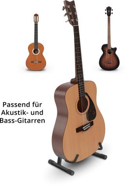 Classic Cantabile Gitarrenständer GS-2009A Stativ für Akustikgitarren und -bässe, (1-tlg), 3-fach verstellbar - zusammenlegbar