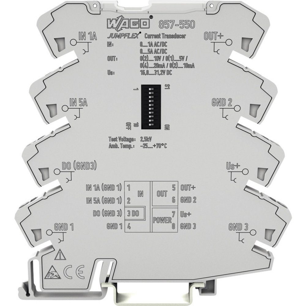 WAGO Kugellager WAGO Strommessumformer AC/DC 0 - 1 A, 0 - 5 A (857-550)