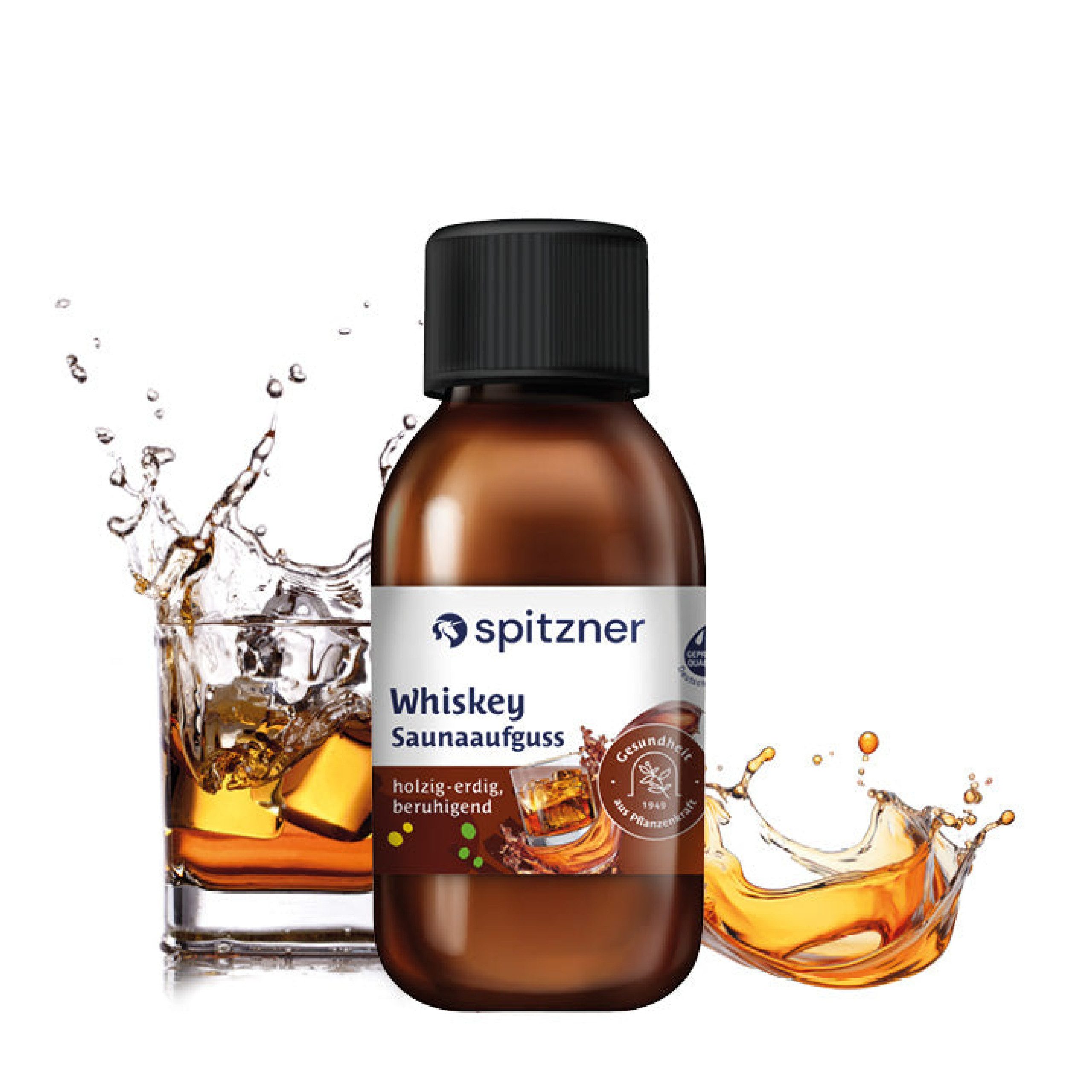 Spitzner Aufgusskonzentrat Spitzner Saunaaufguss Whiskey 125 ml Wellness Sauna Aufguss