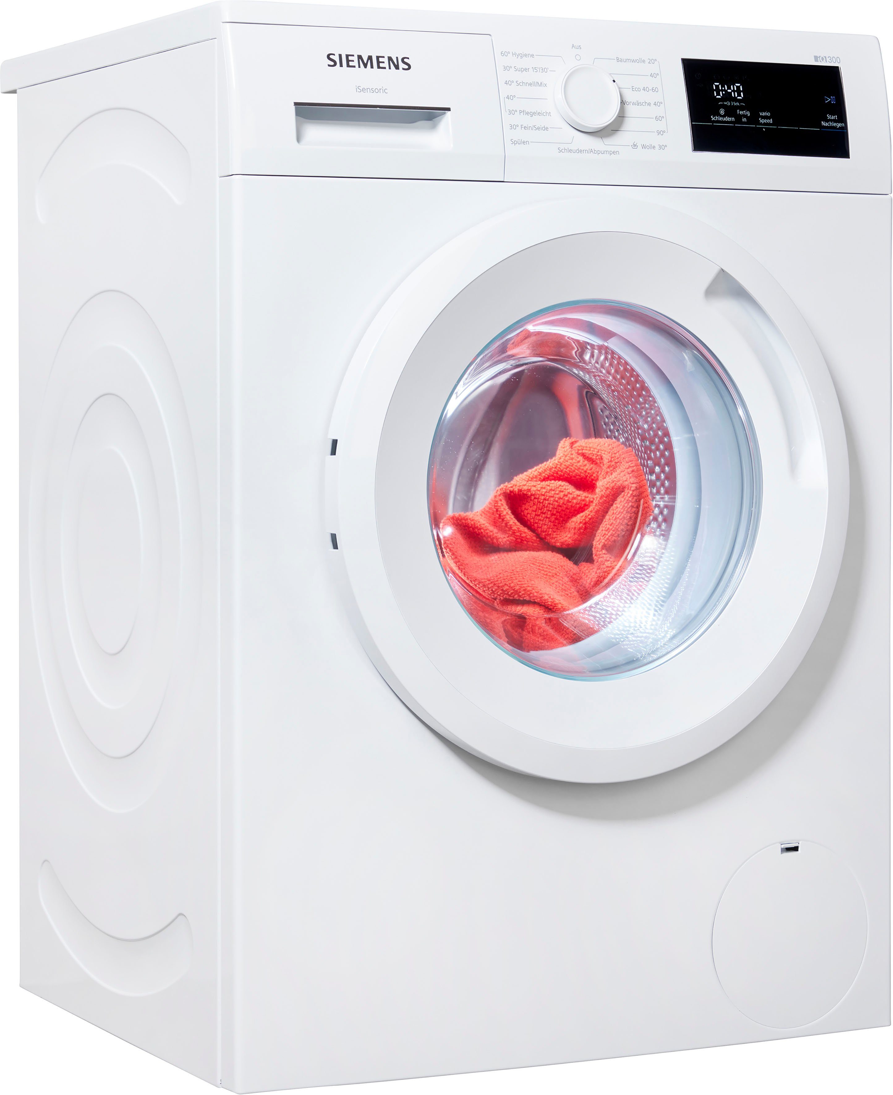 SIEMENS Waschmaschine WM14N0A3, 7 1400 iQ300 U/min kg